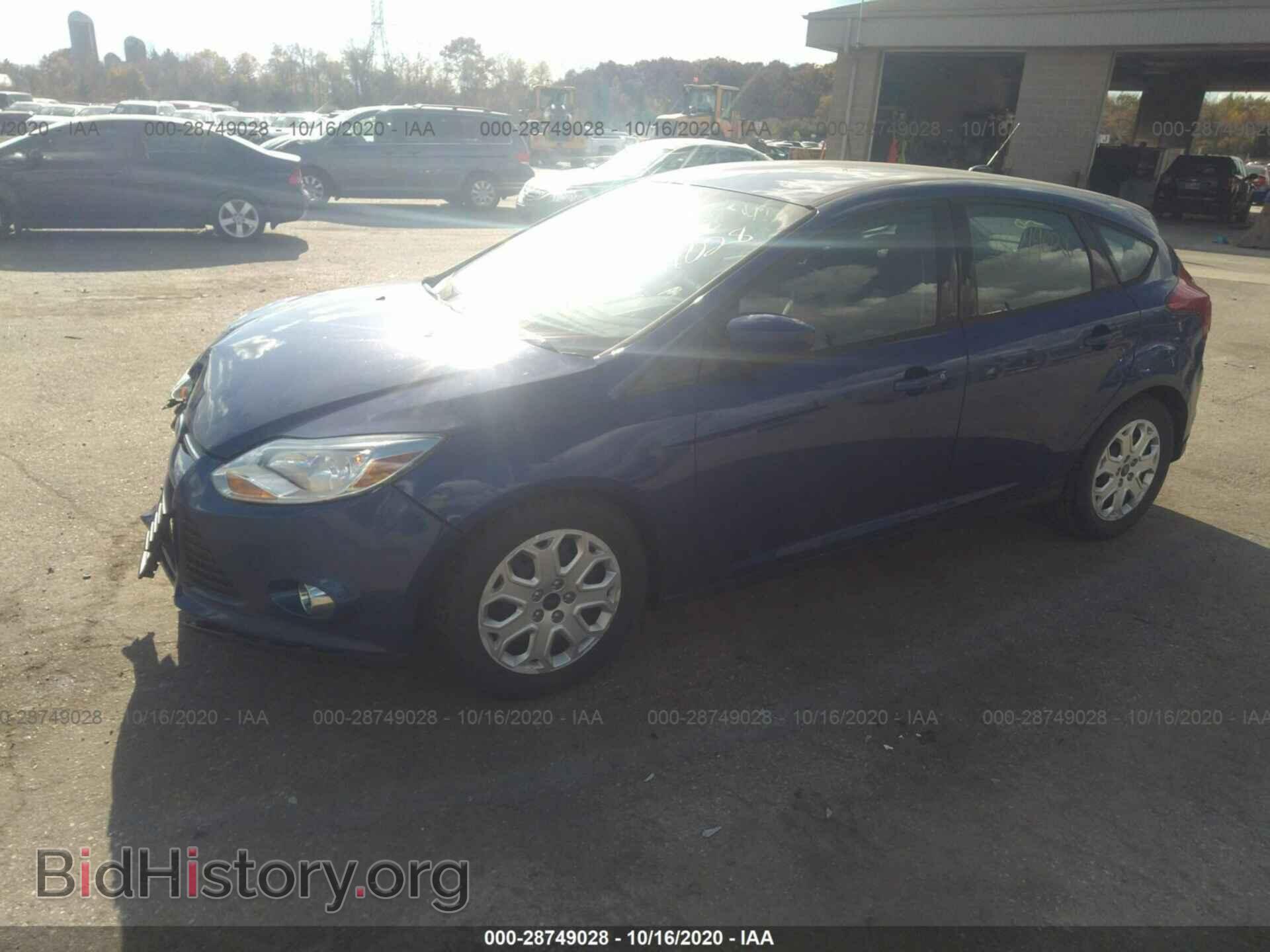 2012 FORD FOCUS - VIN: 1FAHP3K22CL349507 - Фото 2
