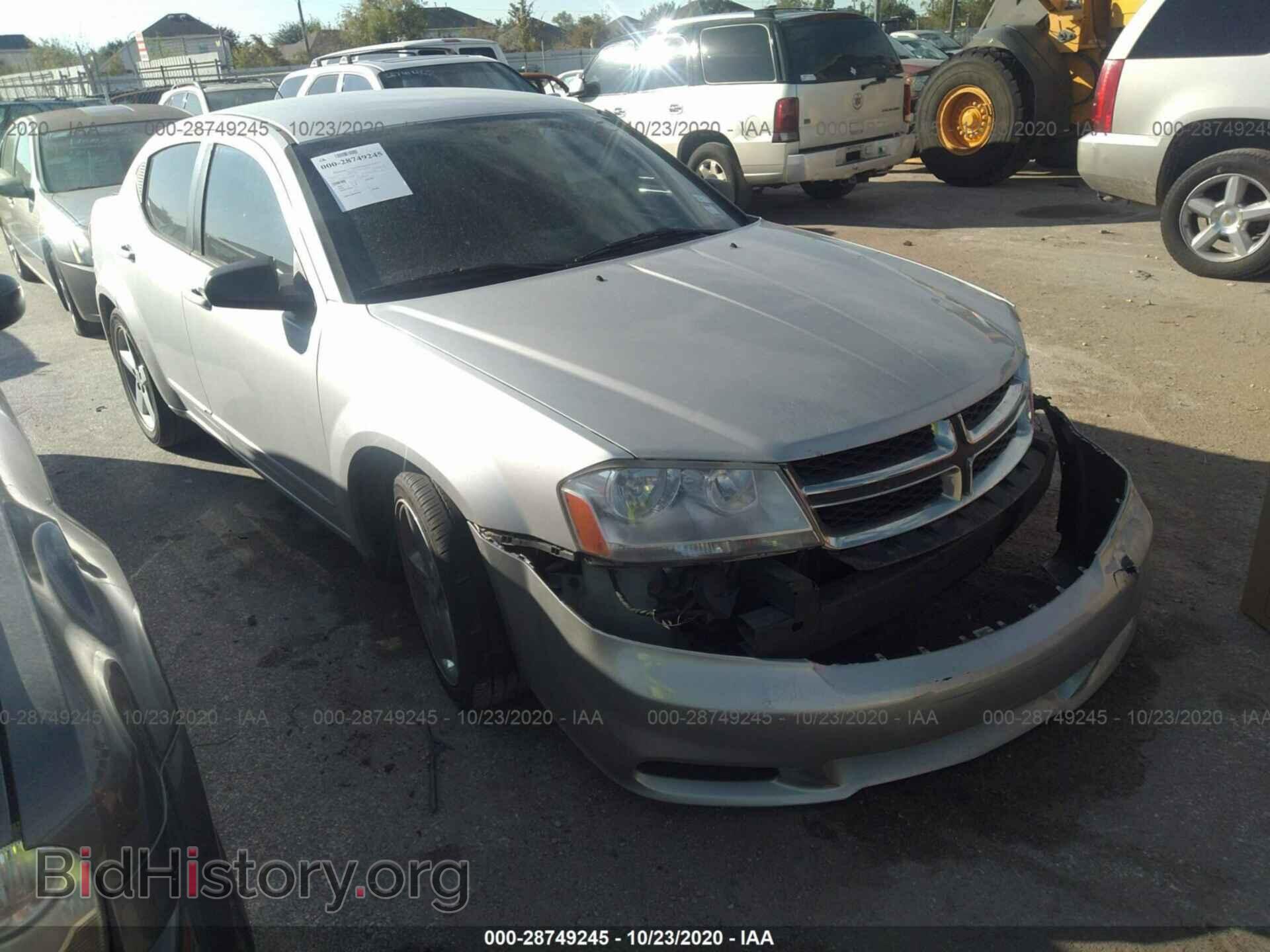 Photo 1C3CDZAB2CN144571 - DODGE AVENGER 2012
