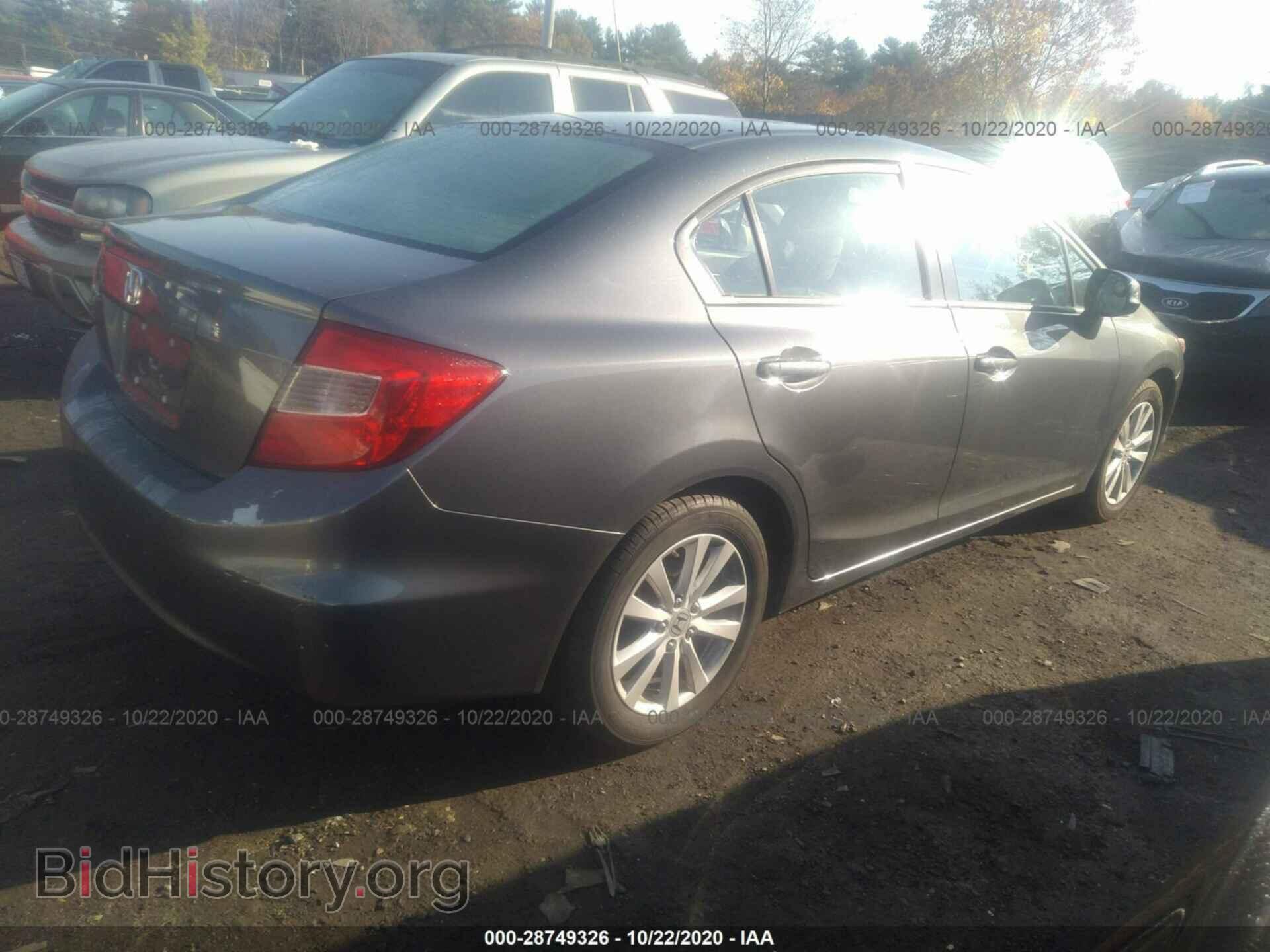 2012 HONDA CIVIC SDN - VIN: 2HGFB2F90CH307627 - Фото 4