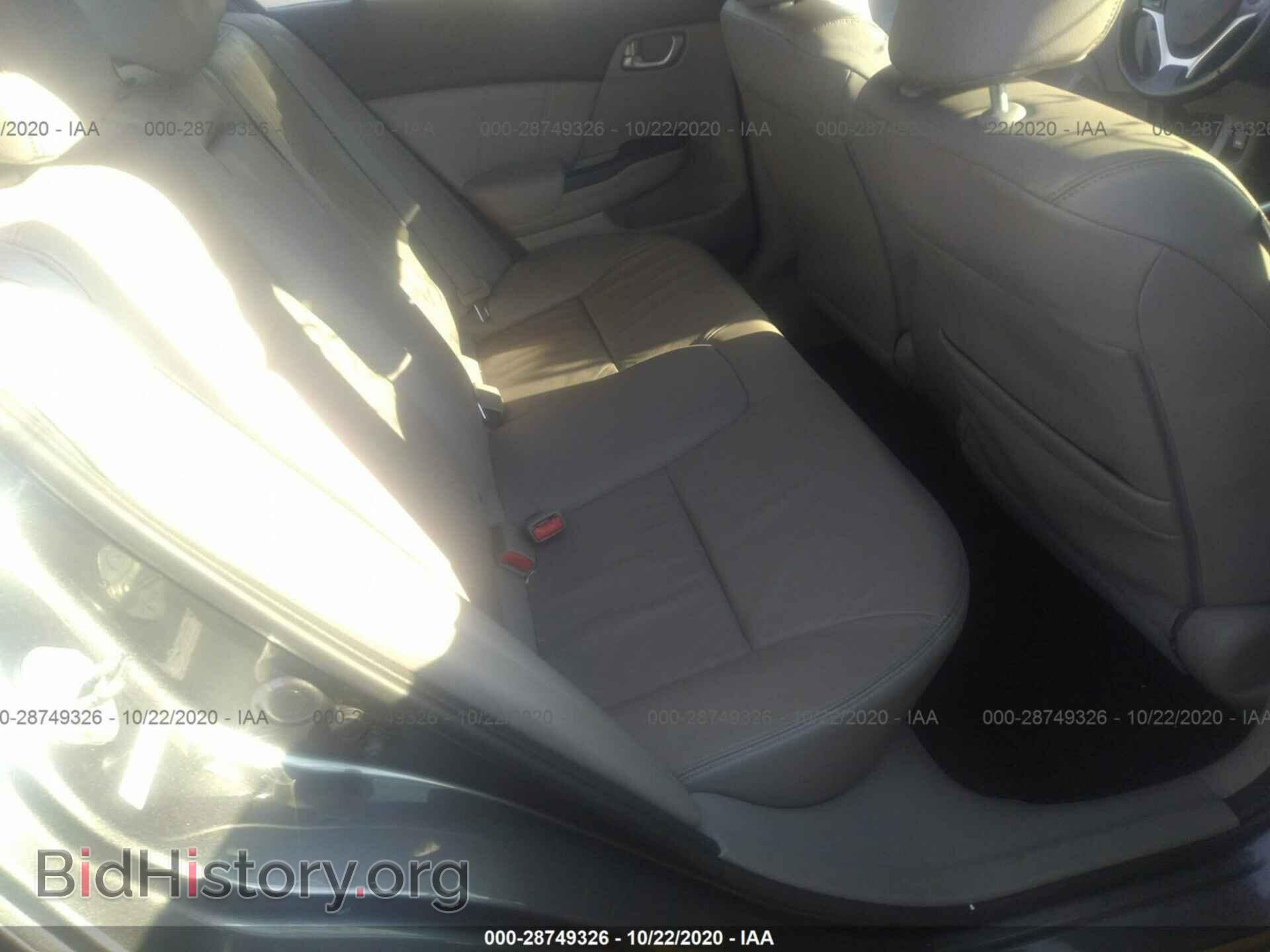 2012 HONDA CIVIC SDN - VIN: 2HGFB2F90CH307627 - Фото 8