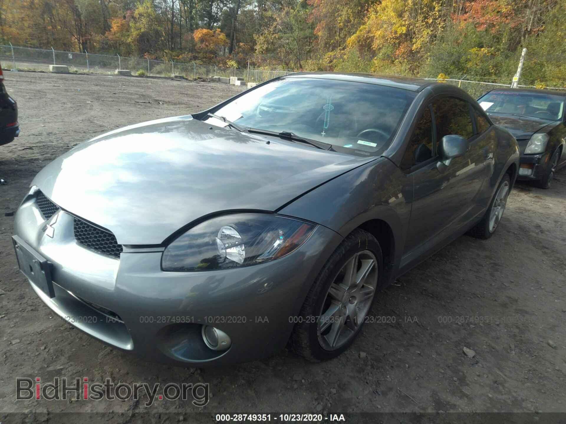 2006 MITSUBISHI ECLIPSE - VIN: 4A3AK34T26E053618 - Фото 2