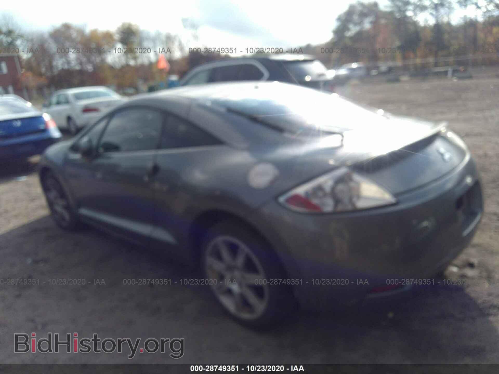 2006 MITSUBISHI ECLIPSE - VIN: 4A3AK34T26E053618 - Фото 3