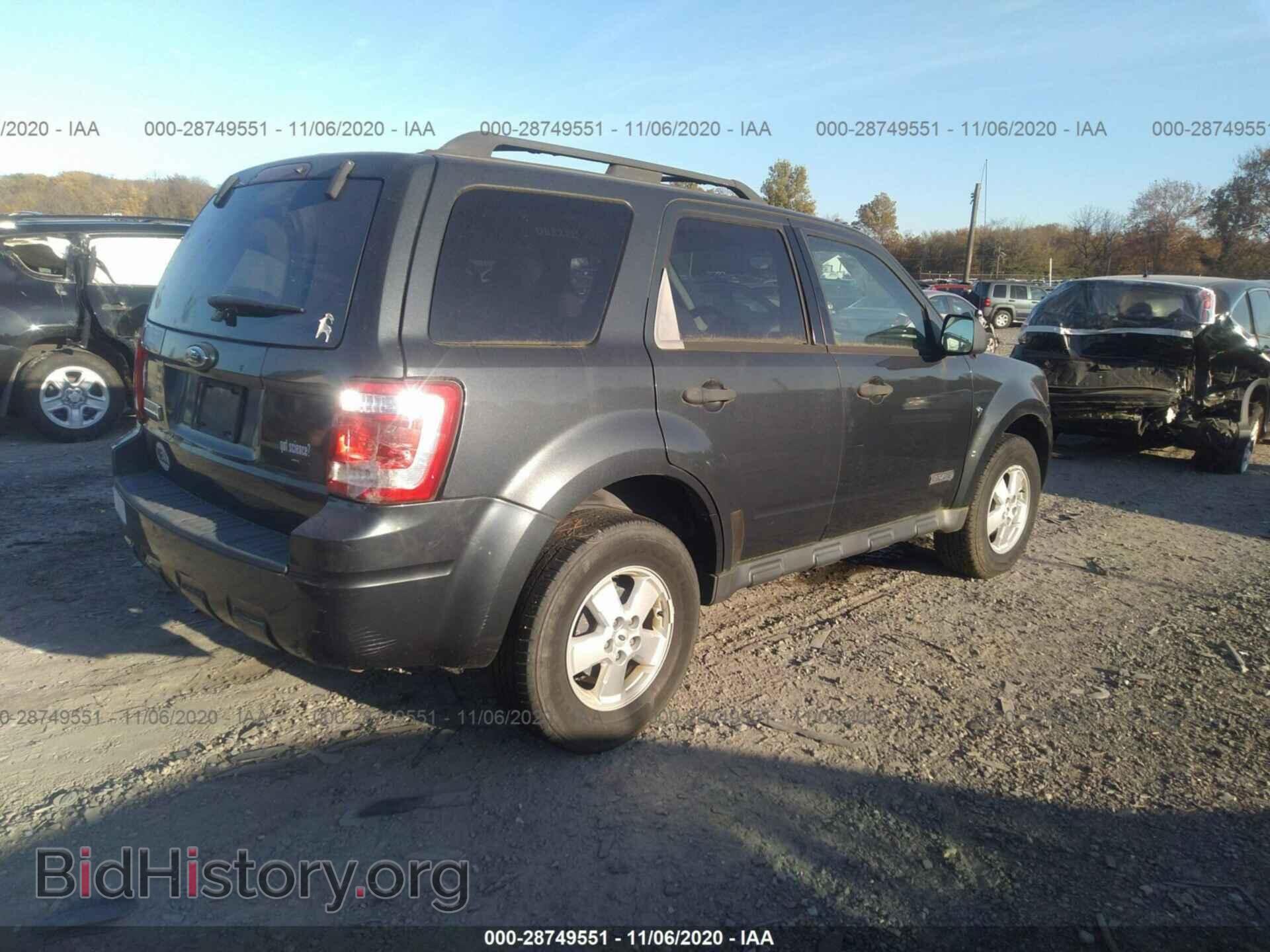 2008 FORD ESCAPE - VIN: 1FMCU03148KB75403 - Фото 4
