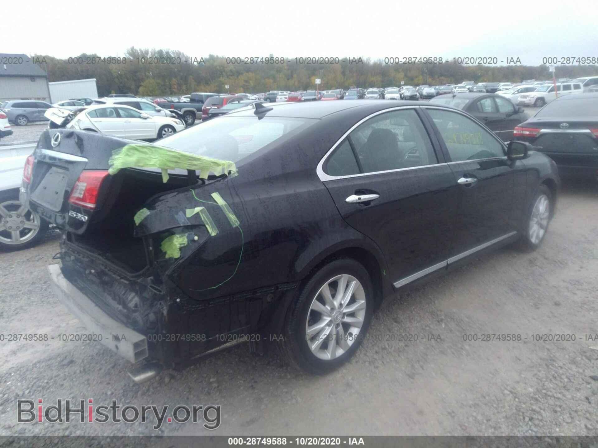 2010 LEXUS ES 350 - VIN: JTHBK1EG5A2412725 - Фото 4