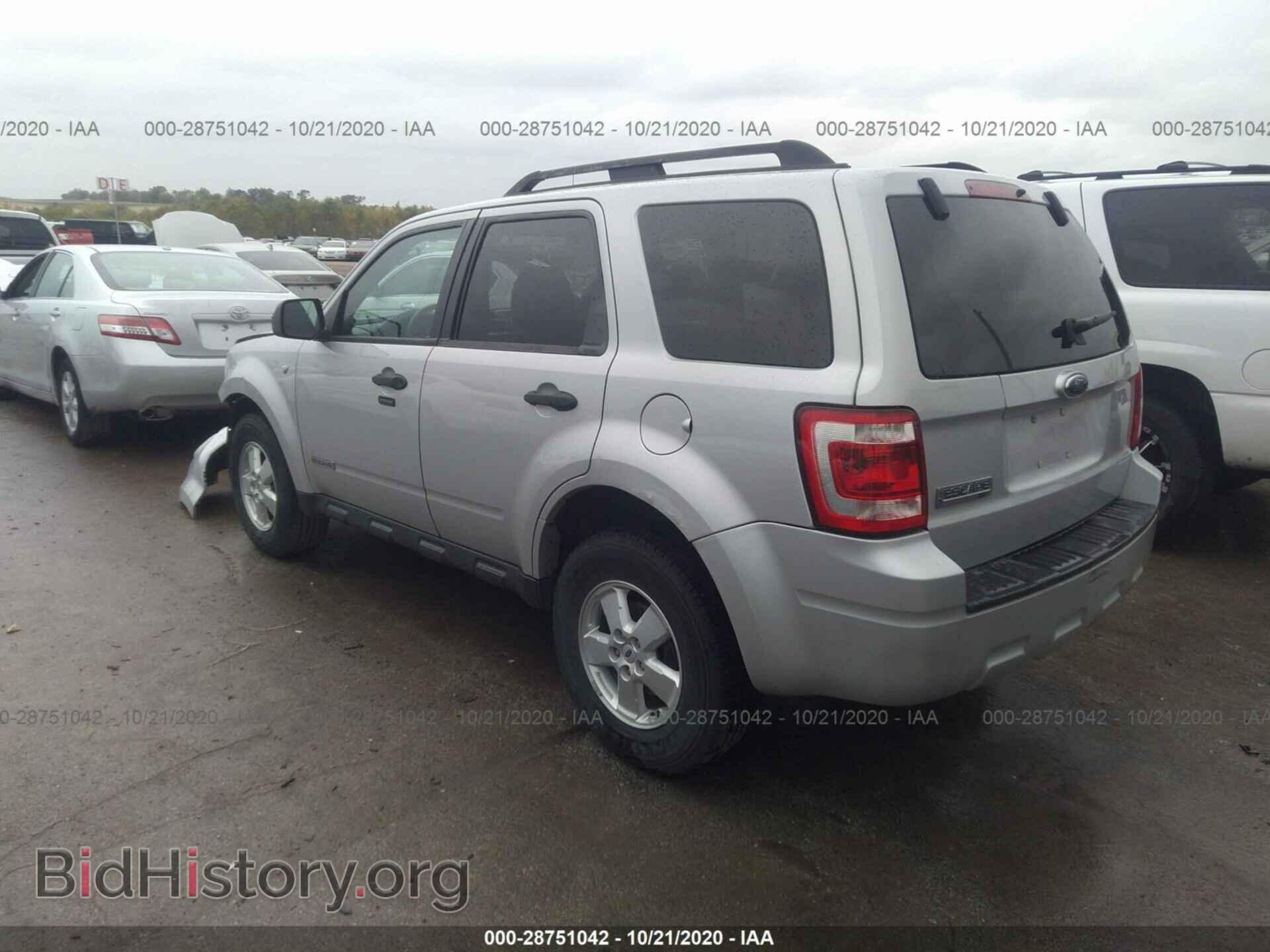 2008 FORD ESCAPE - VIN: 1FMCU03108KB41488 - Фото 3