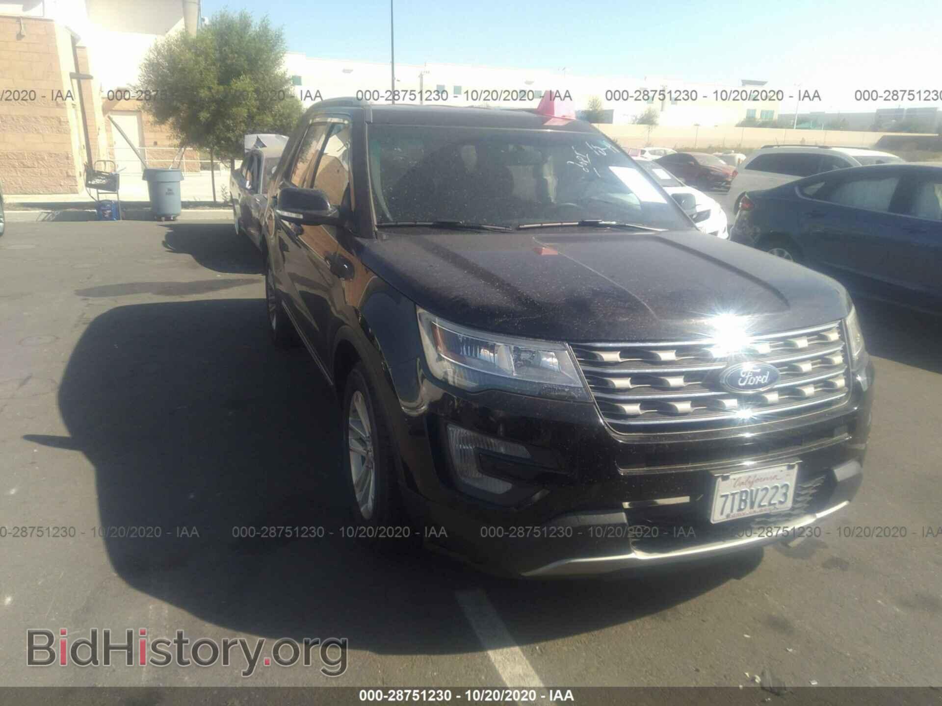 Photo 1FM5K7D84GGD03028 - FORD EXPLORER 2016