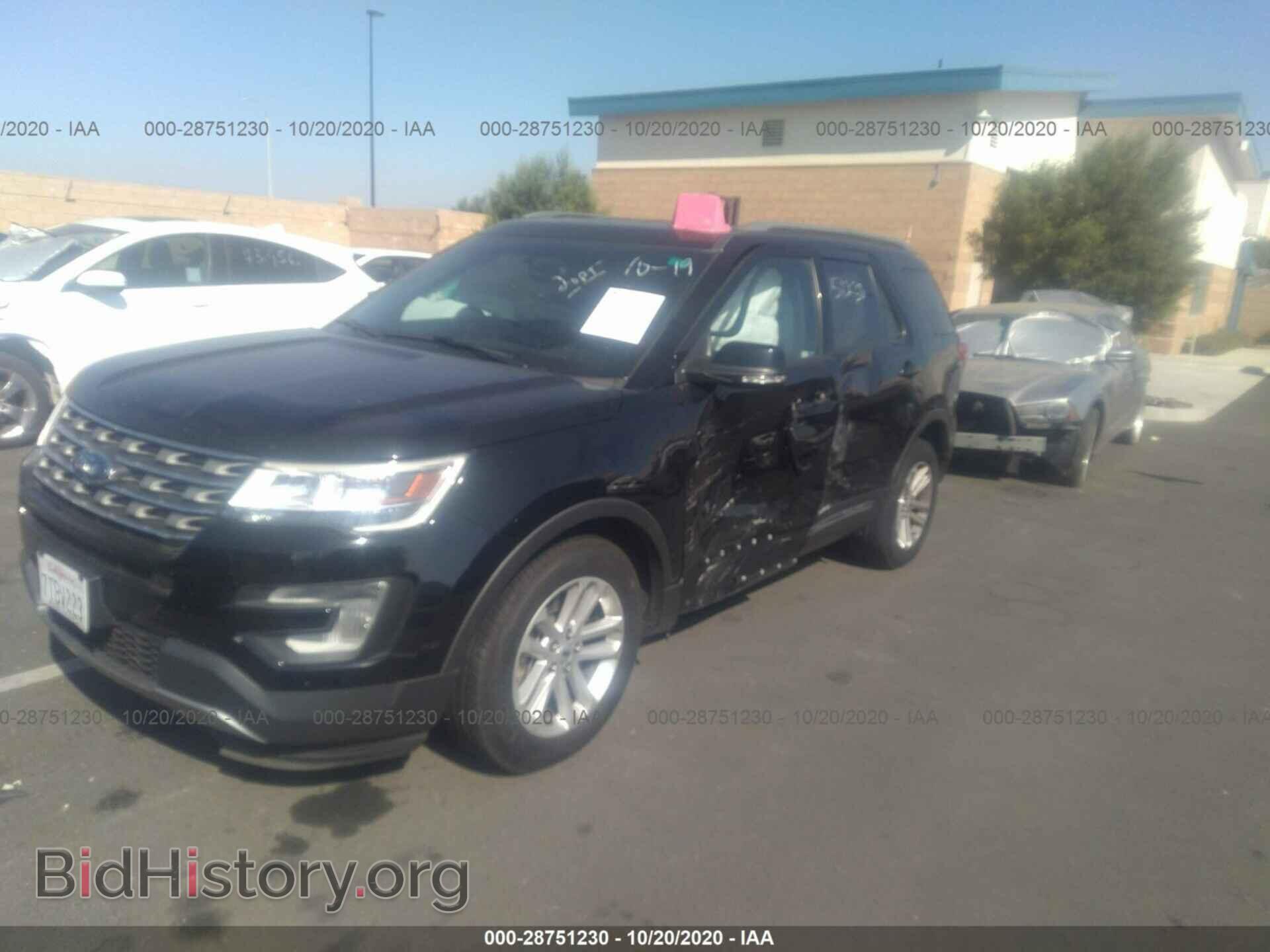 2016 FORD EXPLORER - VIN: 1FM5K7D84GGD03028 - Фото 2