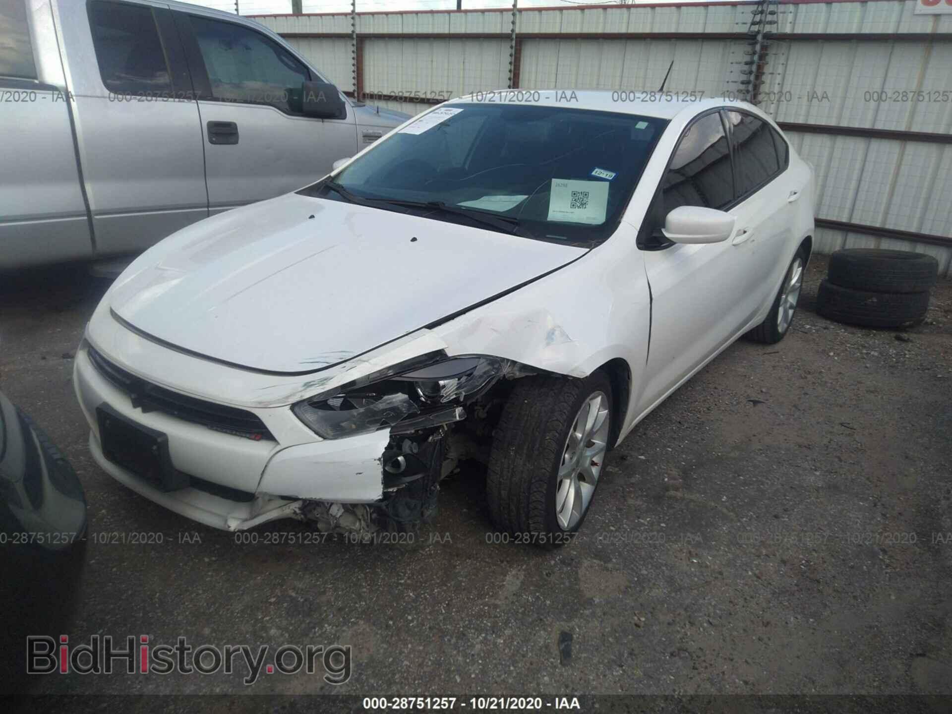 2013 DODGE DART - VIN: 1C3CDFBA7DD313415 - Фото 2