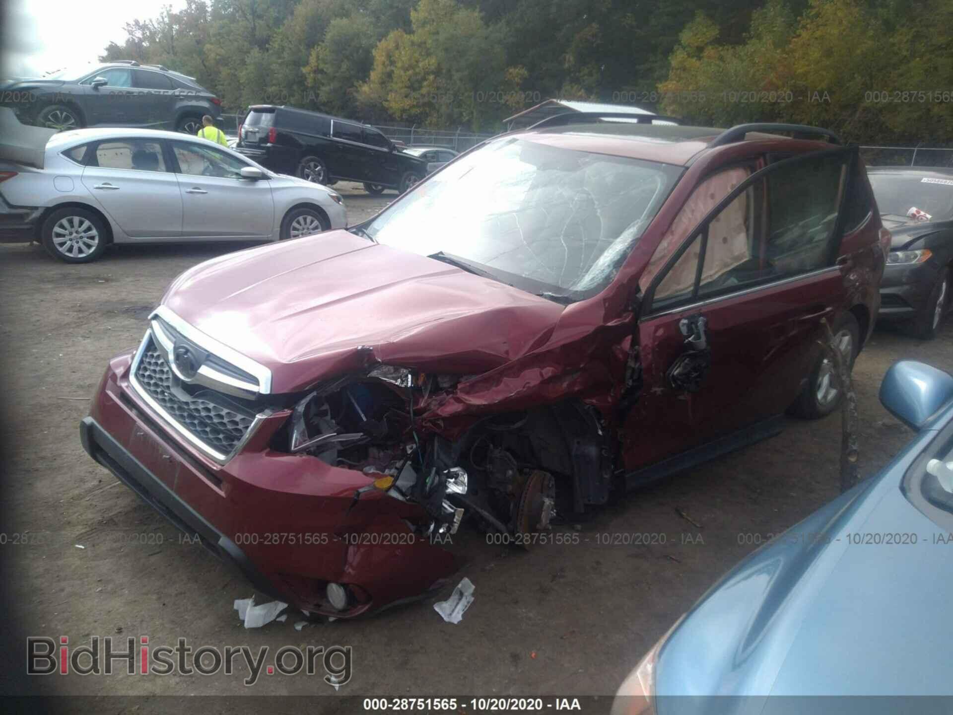 2014 SUBARU FORESTER - VIN: JF2SJAHC6EH486477 - Фото 2