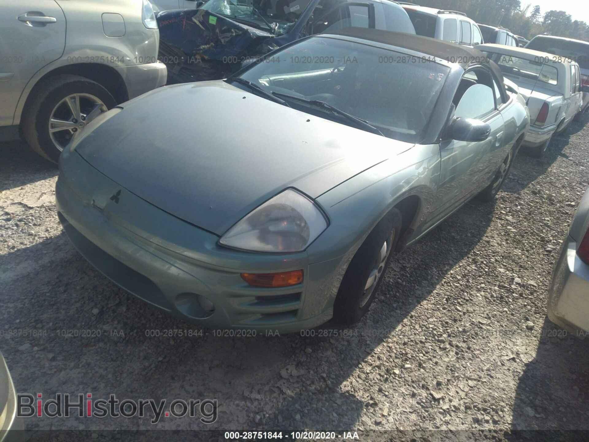 2003 MITSUBISHI ECLIPSE - VIN: 4A3AE45G83E080865 - Фото 2