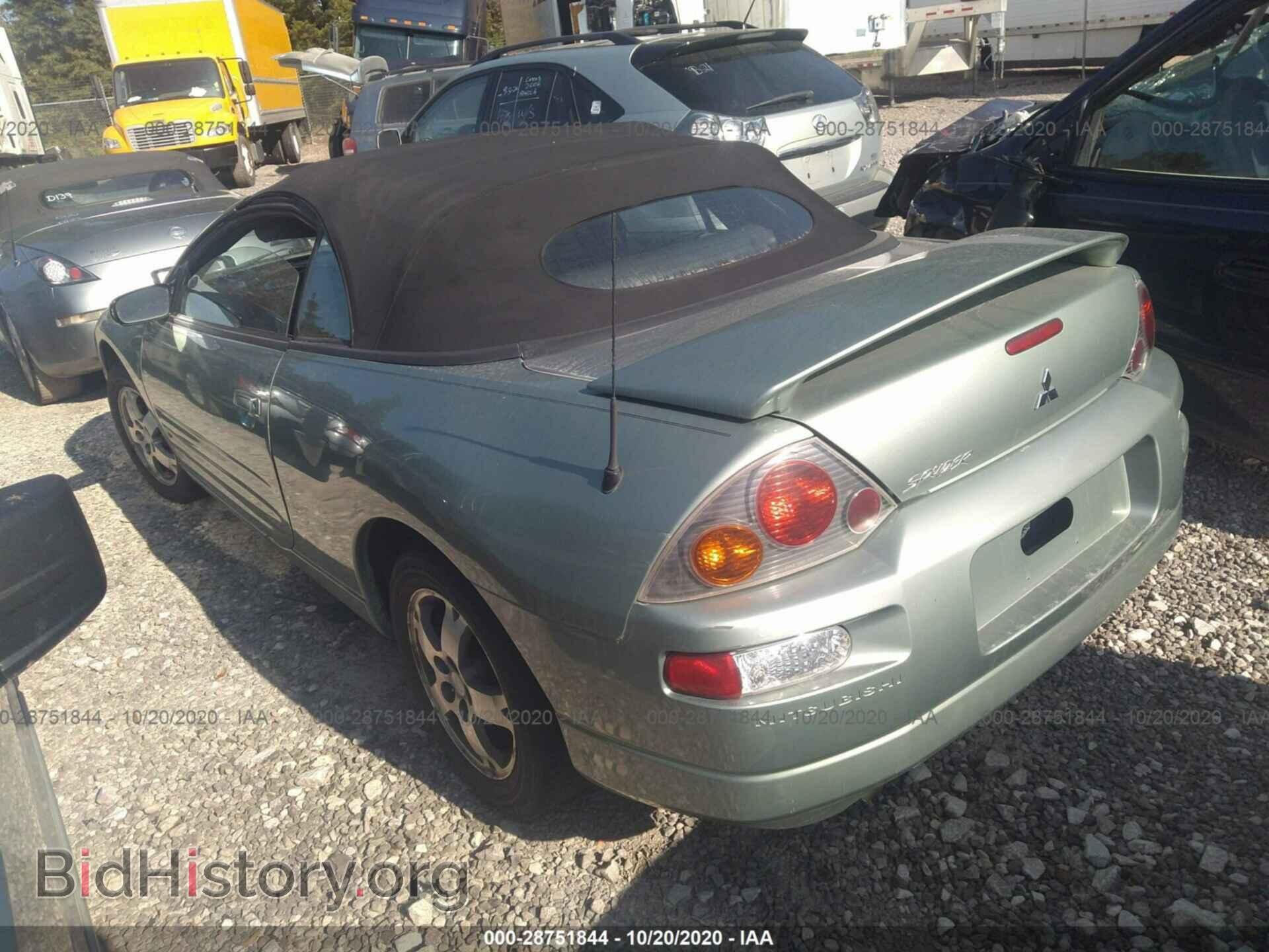 2003 MITSUBISHI ECLIPSE - VIN: 4A3AE45G83E080865 - Фото 3