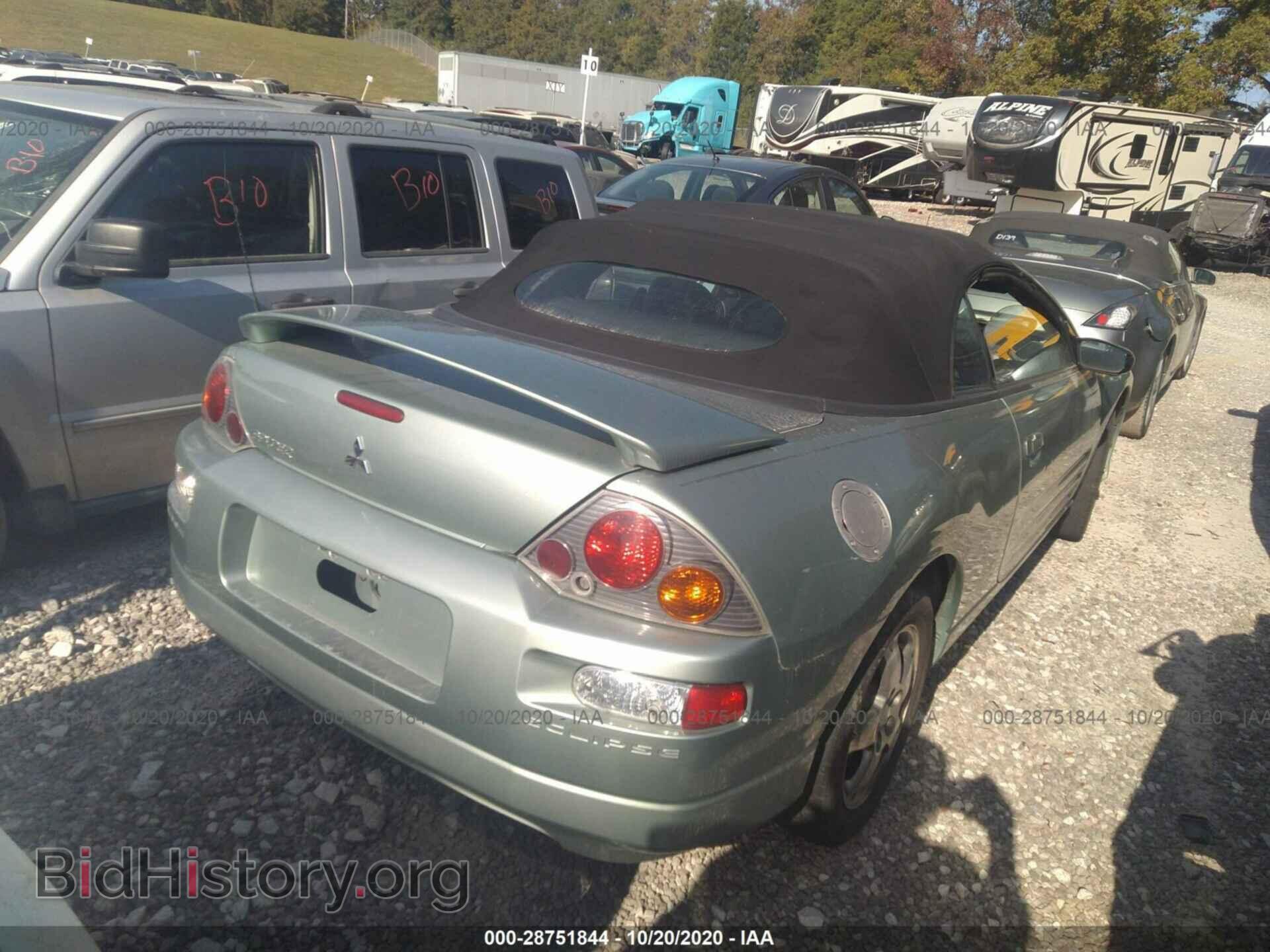 2003 MITSUBISHI ECLIPSE - VIN: 4A3AE45G83E080865 - Фото 4