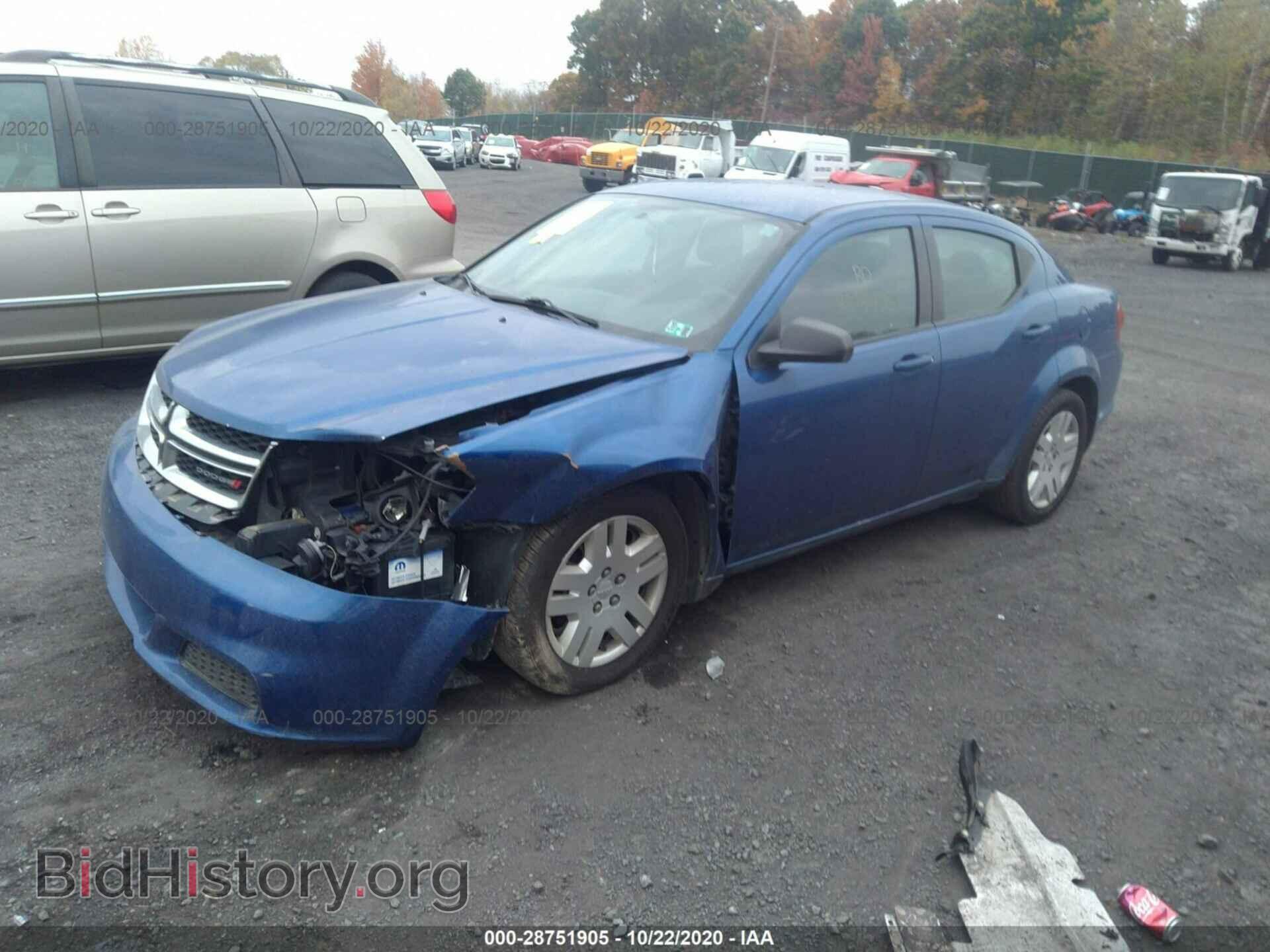 2013 DODGE AVENGER - VIN: 1C3CDZAG1DN755463 - Фото 2