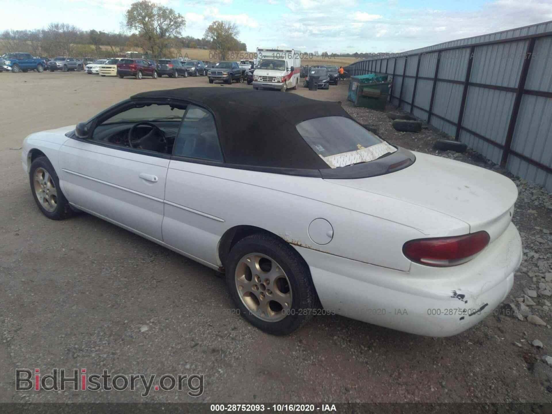 1999 CHRYSLER SEBRING - VIN: 3C3EL55H9XT549433 - Фото 3