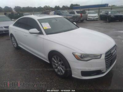 2016 Audi A6 2.0T Premium, белый — VIN WAUCFAFC7GN068437, IAAI