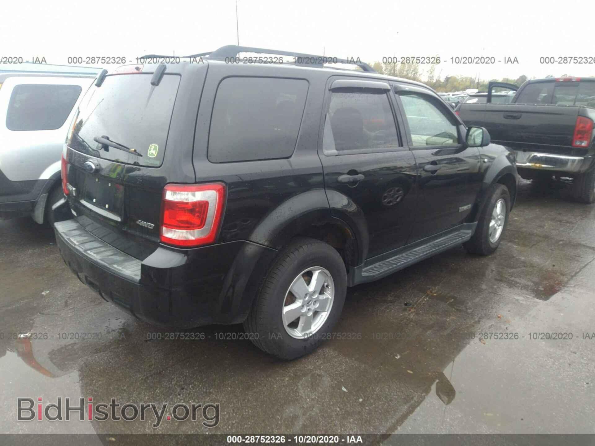 2008 FORD ESCAPE - VIN: 1FMCU93168KC69187 - Фото 4