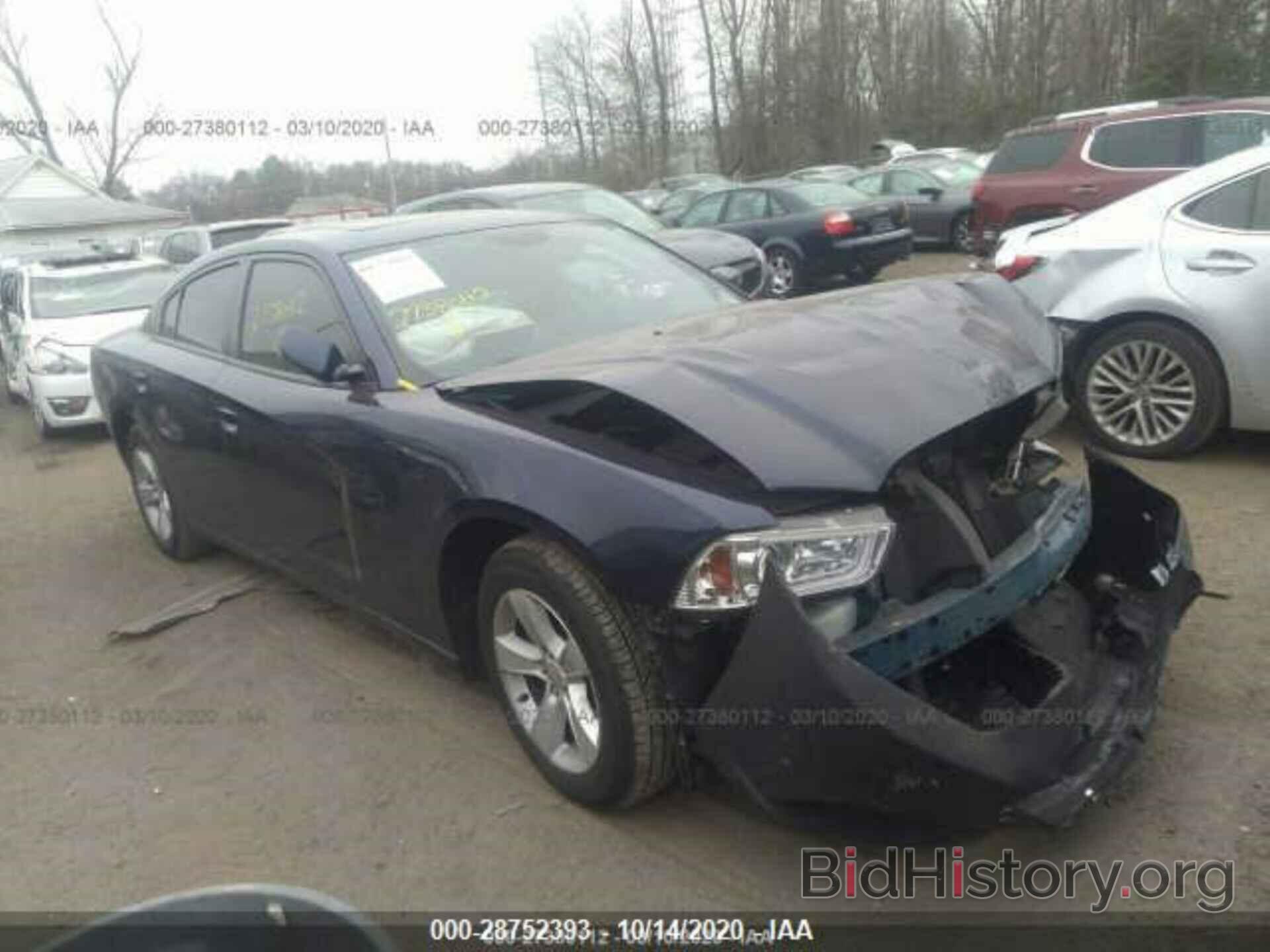 Photo 2C3CDXHG5EH346158 - DODGE CHARGER 2014