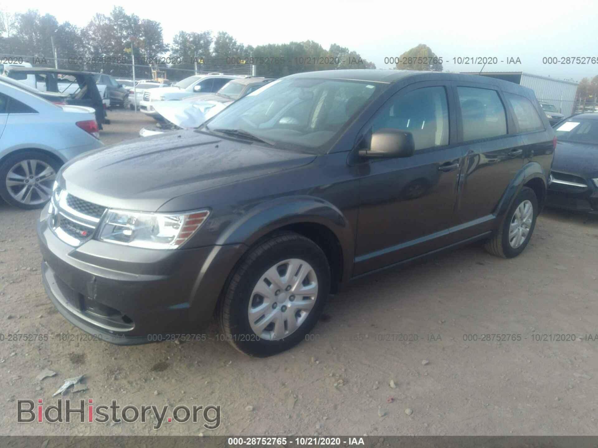 2014 DODGE JOURNEY - VIN: 3C4PDCAB9ET163597 - Фото 2