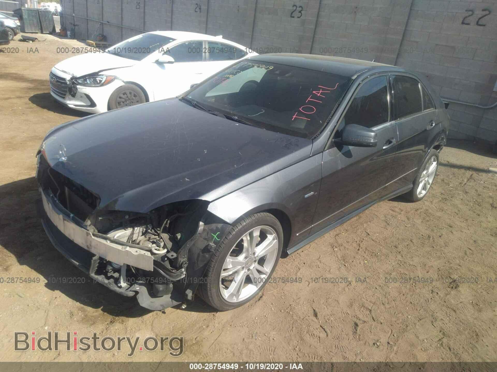 2012 MERCEDES-BENZ E-CLASS - VIN: WDDHF5KB6CA539837 - Фото 2