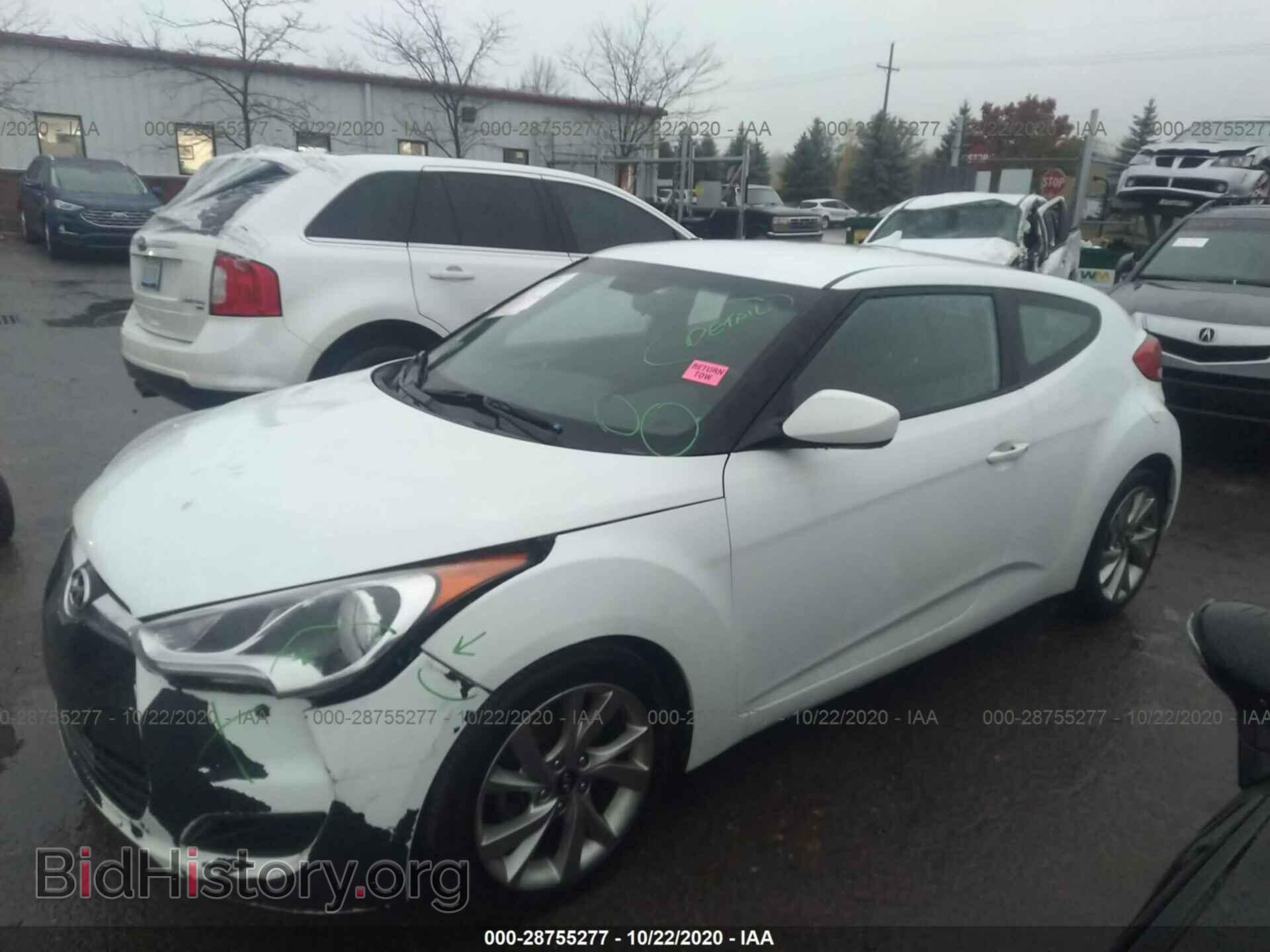 2016 HYUNDAI VELOSTER - VIN: KMHTC6AD2GU277935 - Фото 2