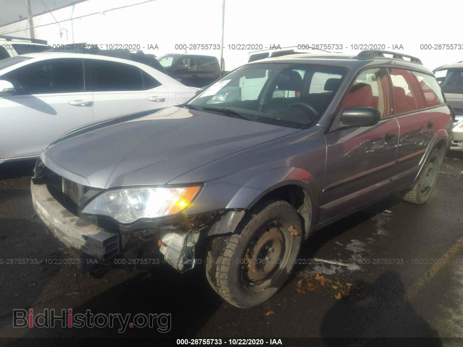 2008 SUBARU OUTBACK - VIN: 4S4BP60C087355069 - Фото 2