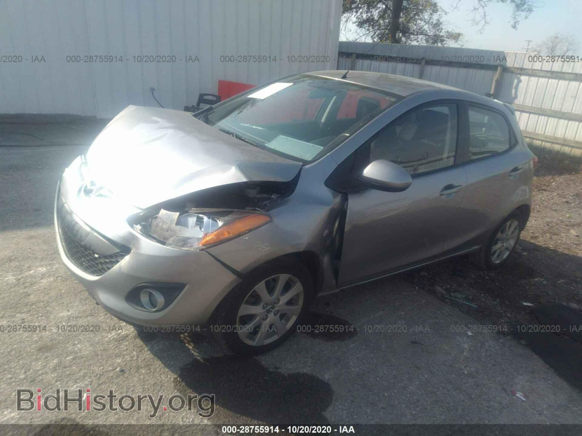 2013 MAZDA MAZDA2 - VIN: JM1DE1LZ4D0158043 - Фото 2