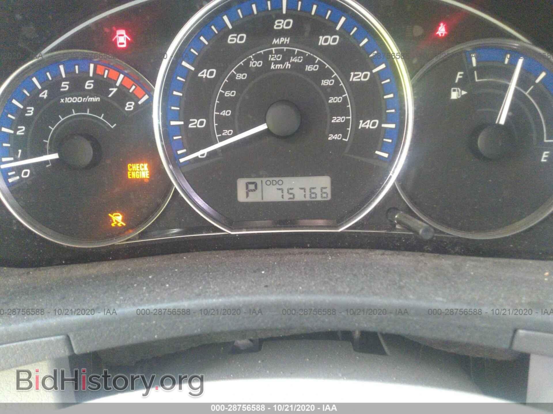 2010 SUBARU FORESTER - VIN: JF2SH6CC7AH798155 - Фото 7