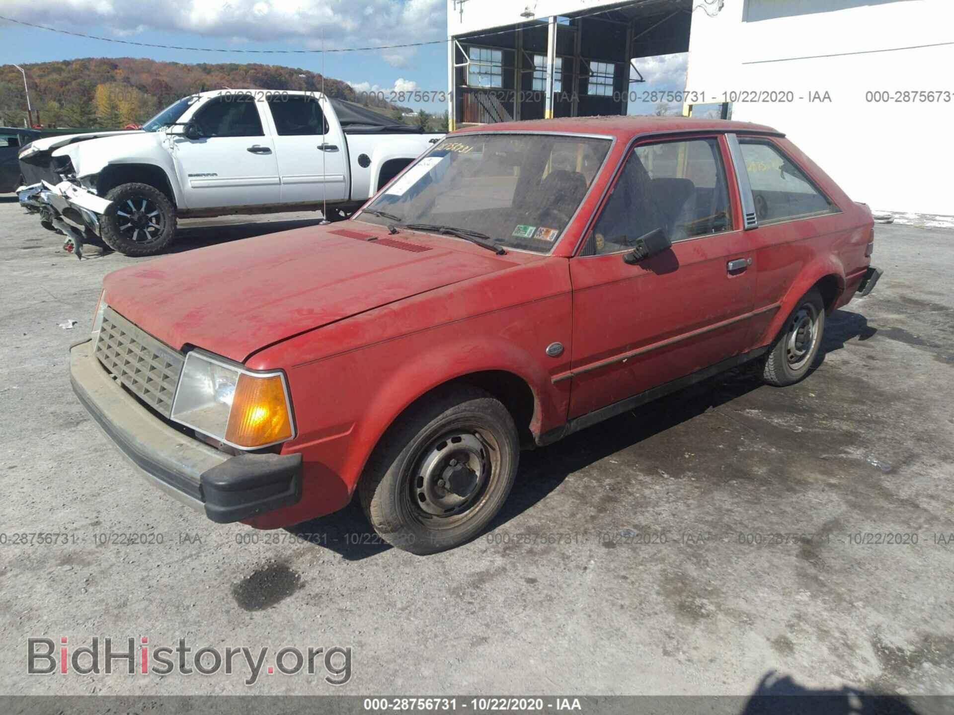 1981 FORD ESCORT - VIN: 1FABP052XBT243028 - Фото 2