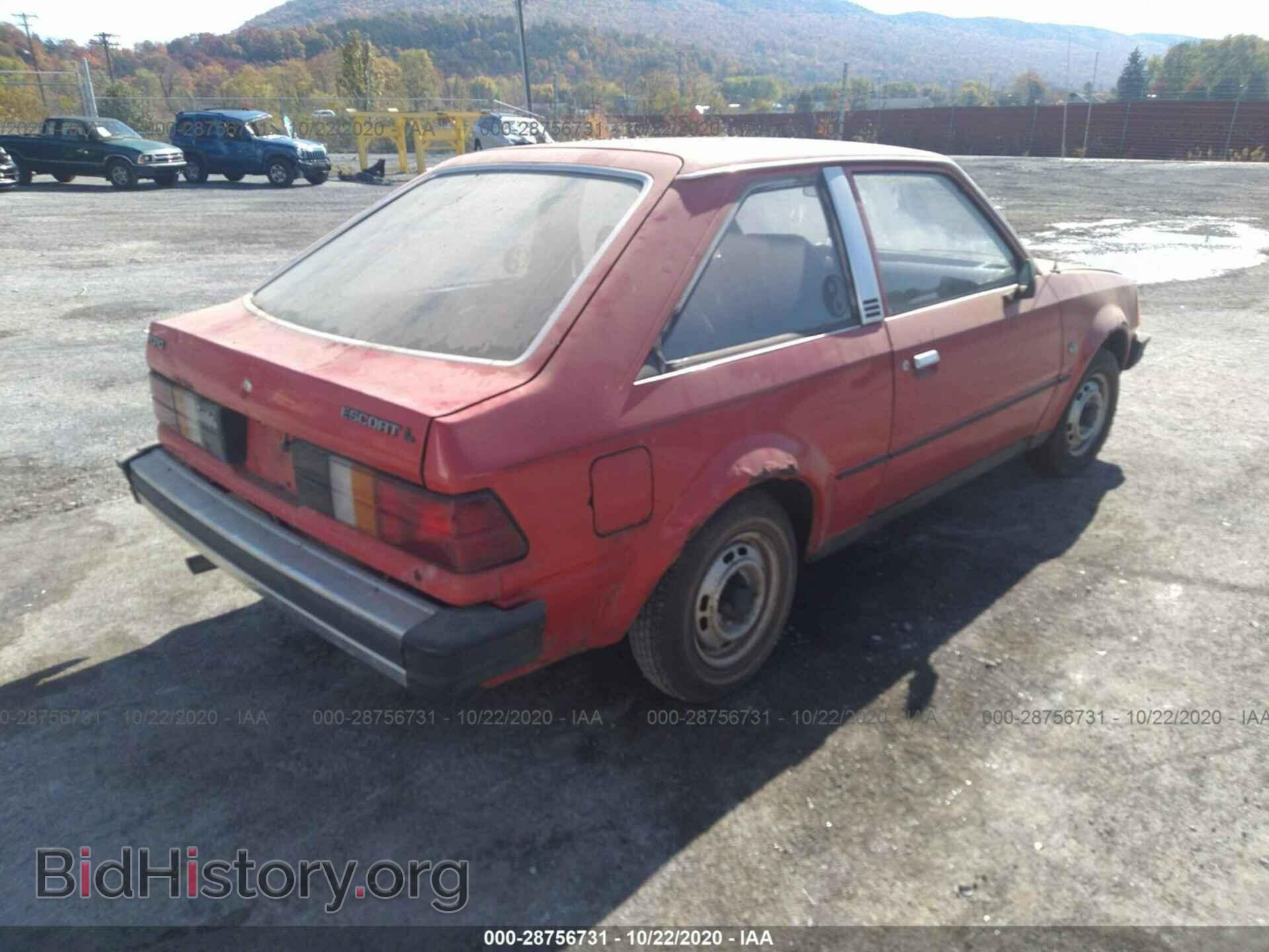 1981 FORD ESCORT - VIN: 1FABP052XBT243028 - Фото 4