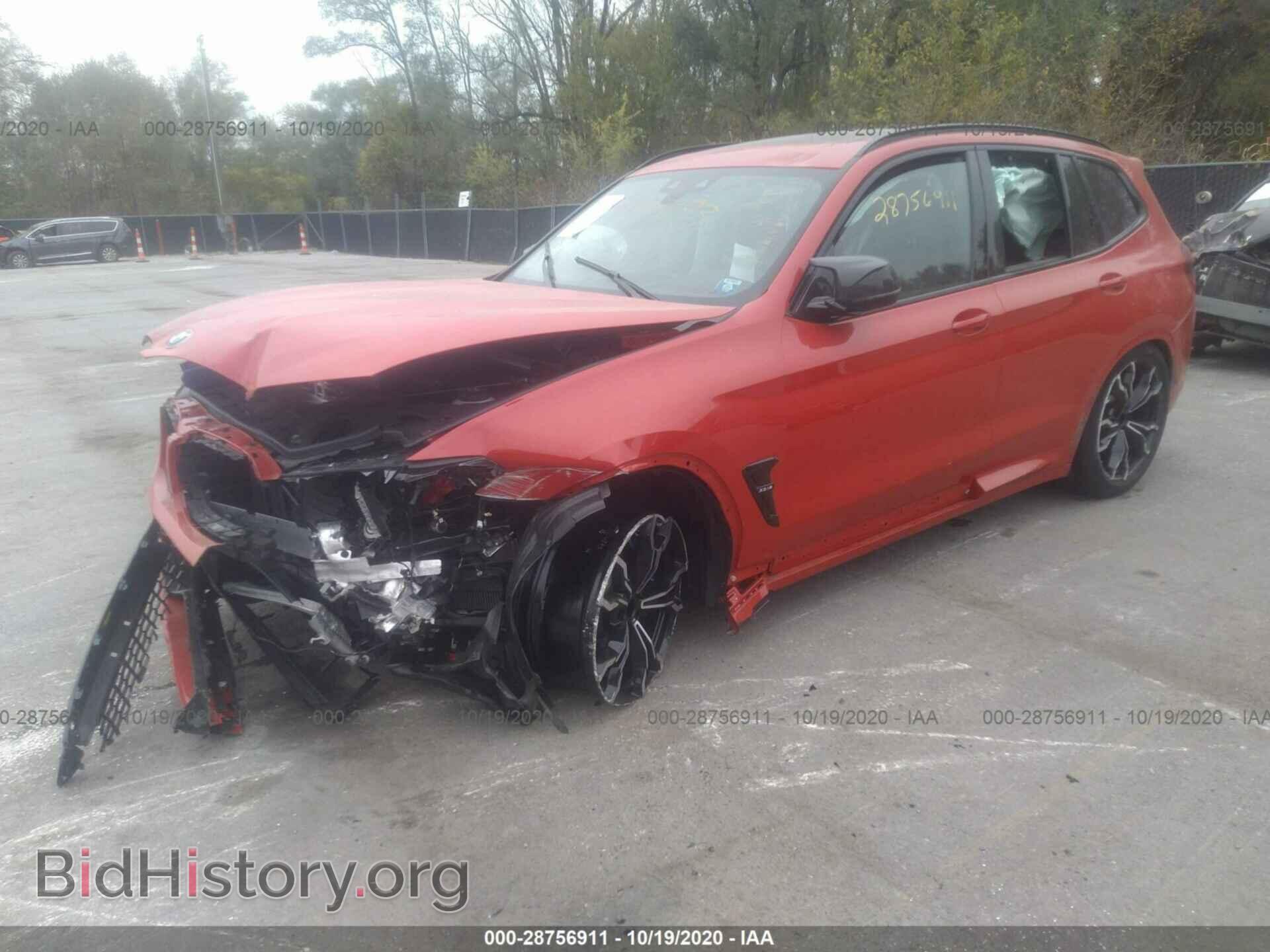 2021 BMW X3 M - VIN: 5YMTS0C02M9D92087 - Фото 2