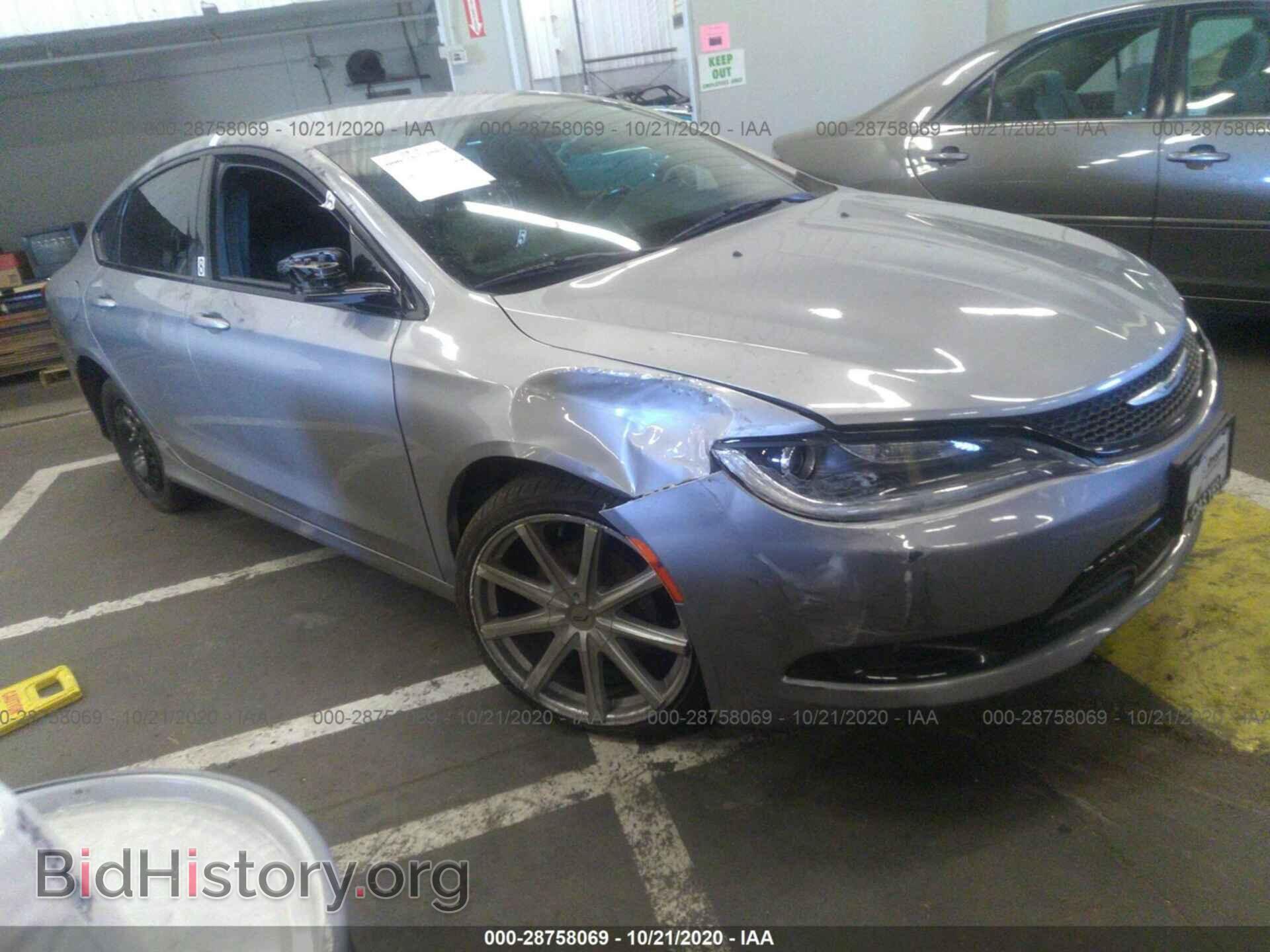 Фотография 1C3CCCBB3GN157690 - CHRYSLER 200 2016
