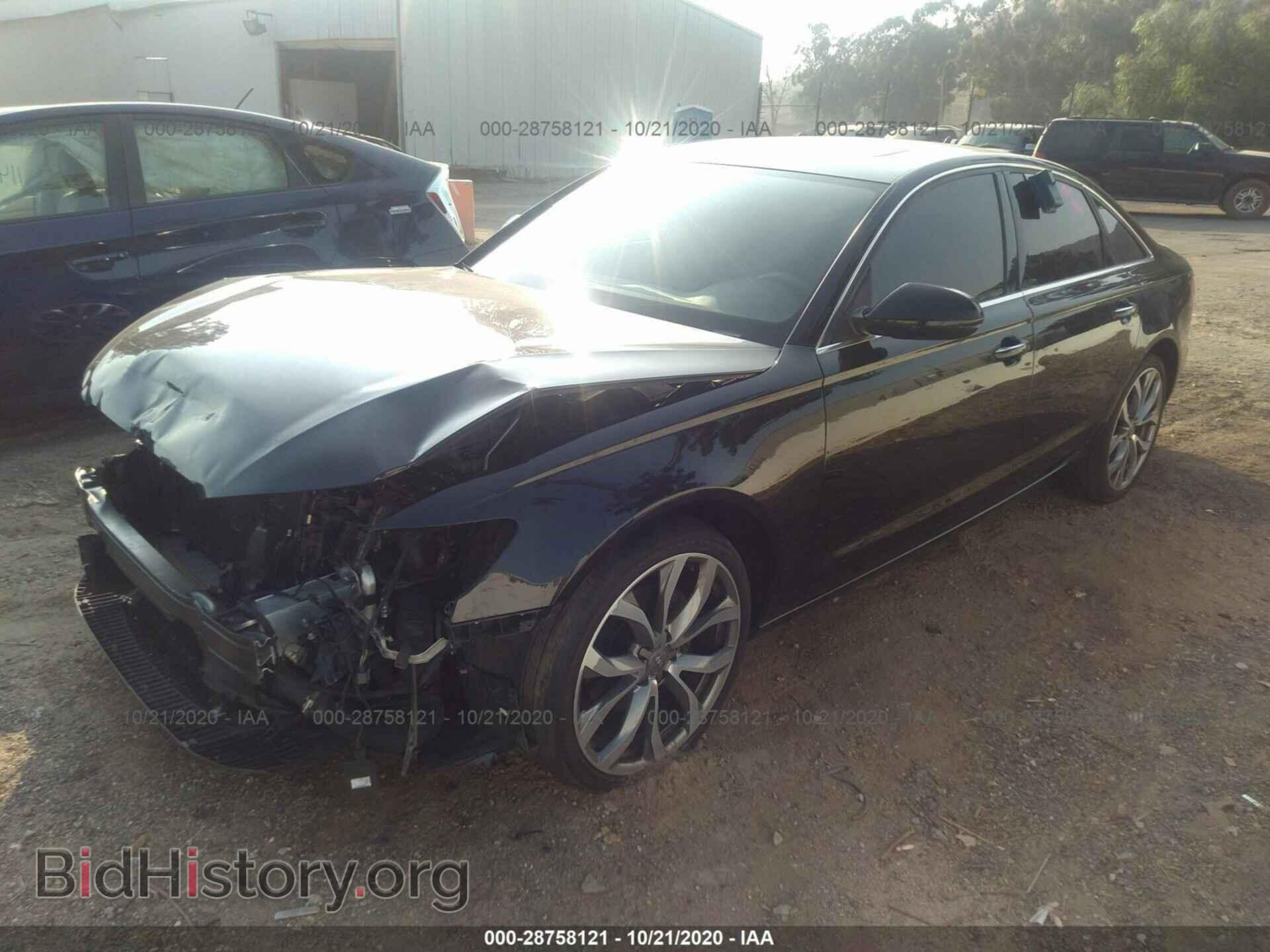 2013 AUDI A6 - VIN: WAUGFAFC8DN158113 - Фото 2