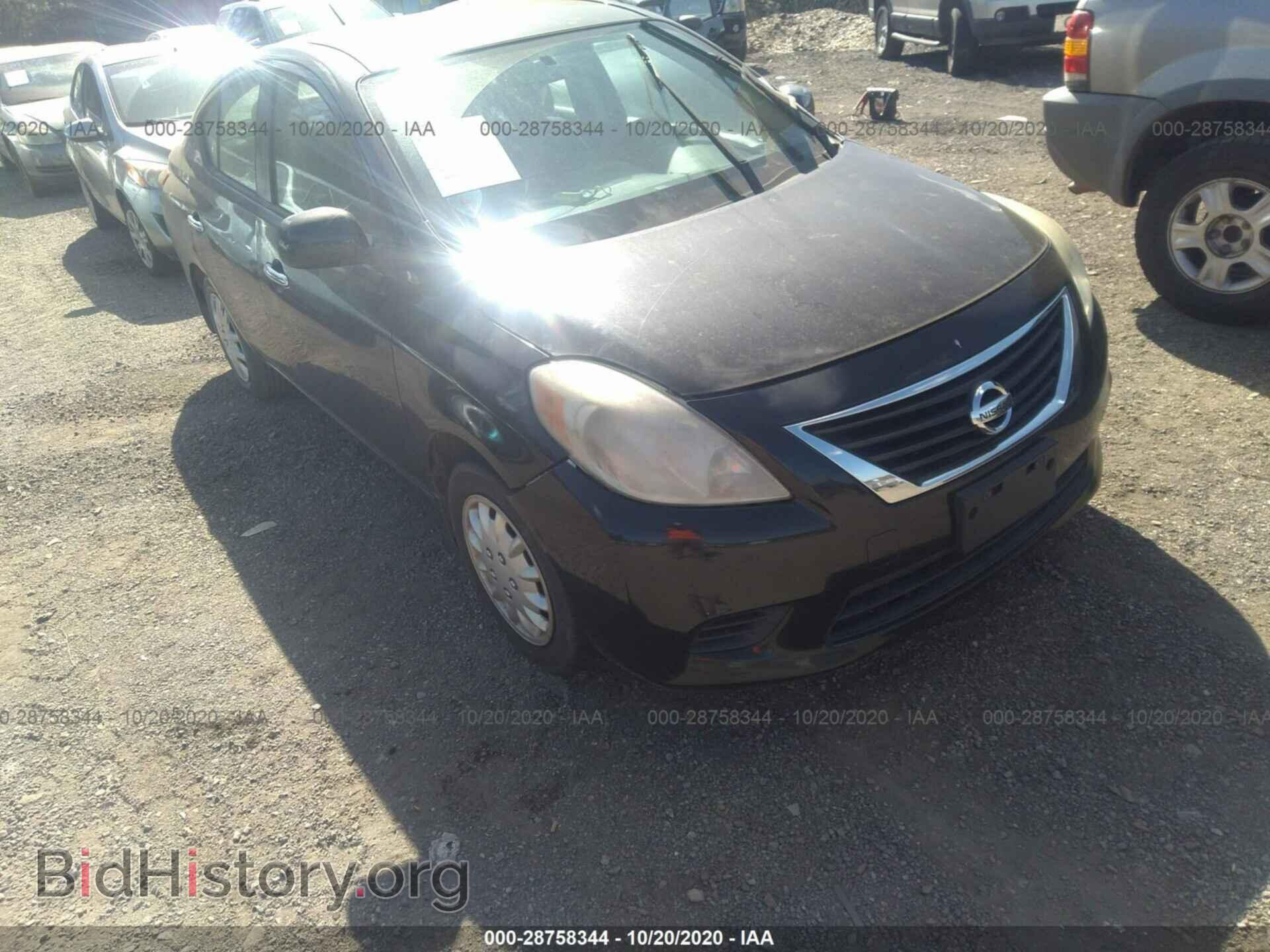 Фотография 3N1CN7AP2CL894287 - NISSAN VERSA 2012