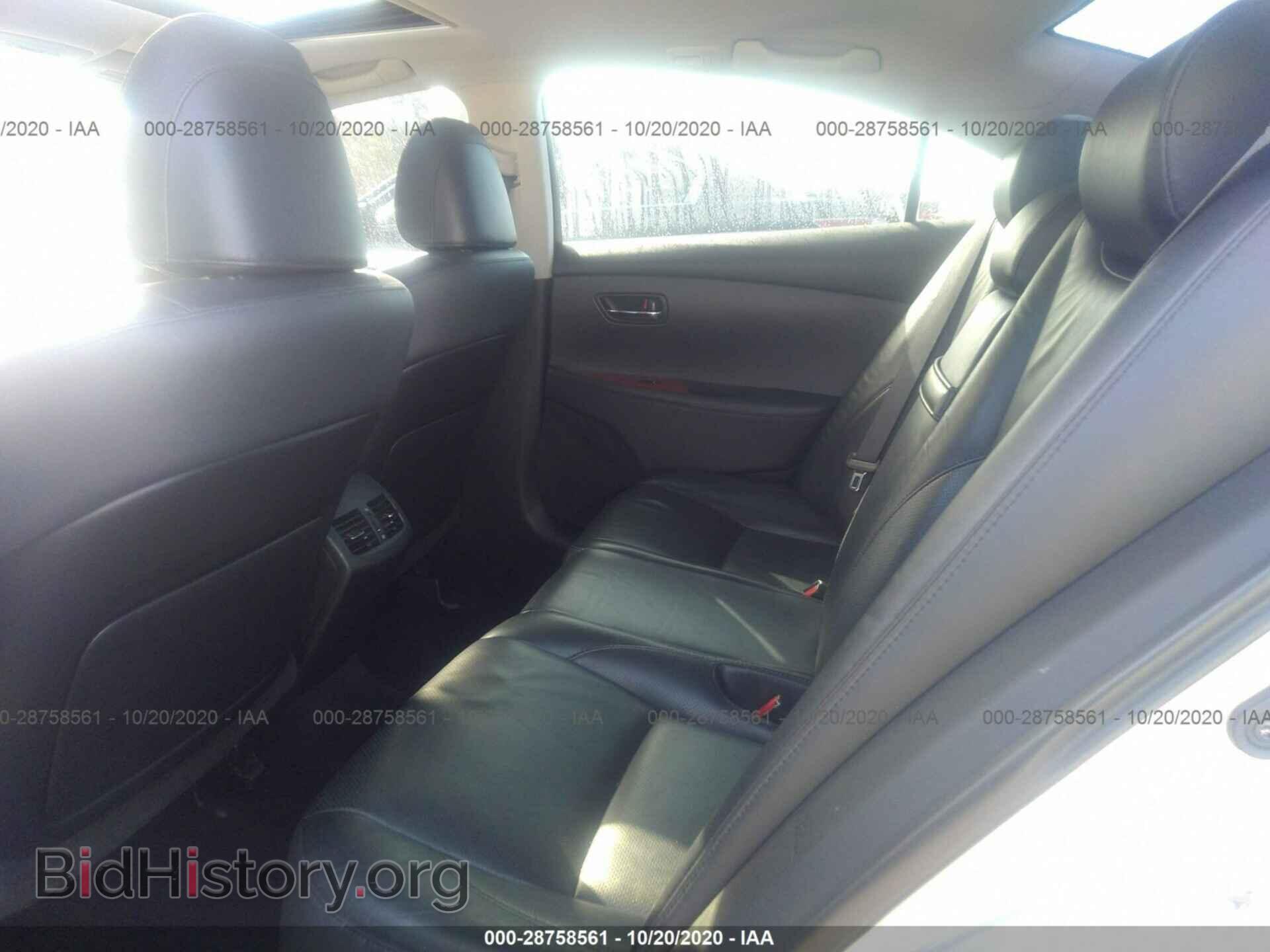 2008 LEXUS ES 350 - VIN: JTHBJ46G382156629 - Фото 8
