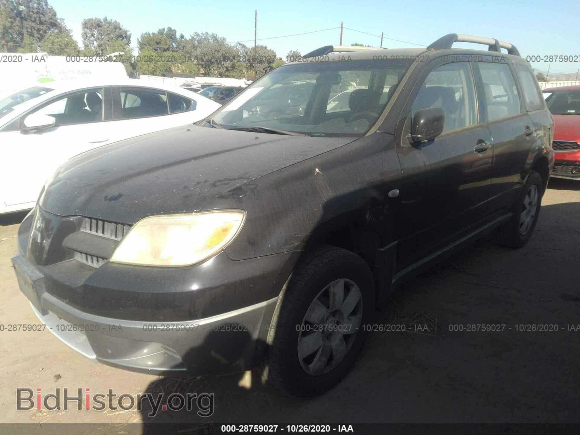 2006 MITSUBISHI OUTLANDER - VIN: JA4LX31F86U018044 - Фото 2
