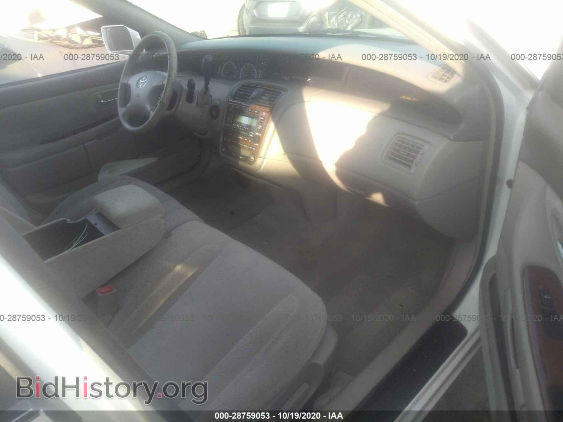 2002 TOYOTA AVALON - VIN: 4T1BF28B02U250080 - Фото 5