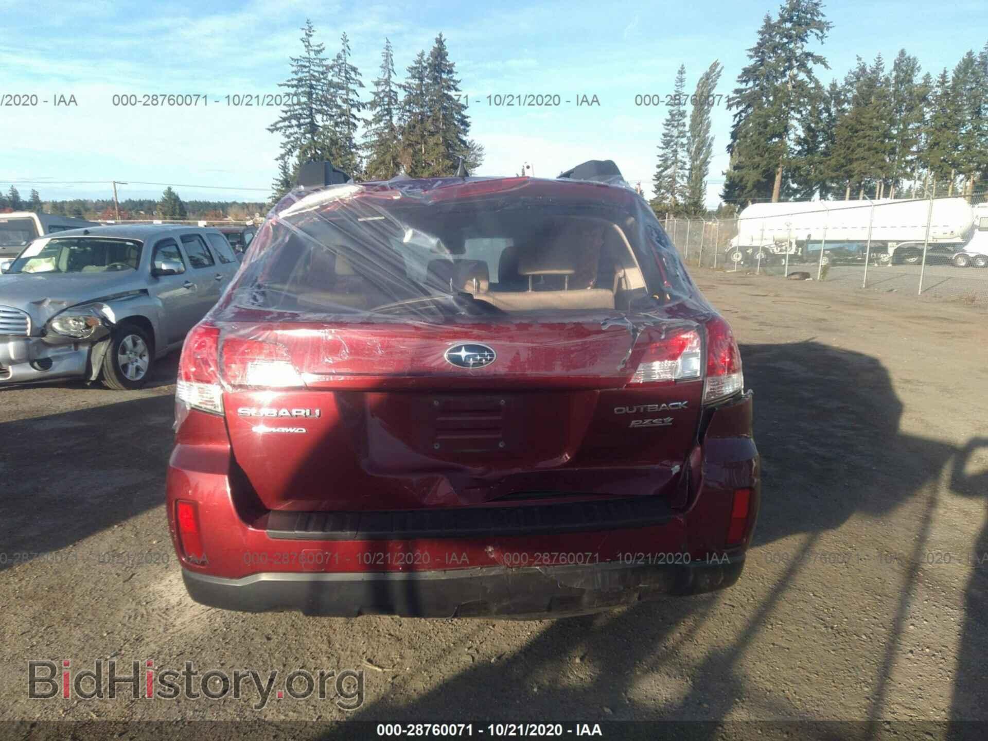 2011 SUBARU OUTBACK - VIN: 4S4BRBFC9B3357699 - Фото 6