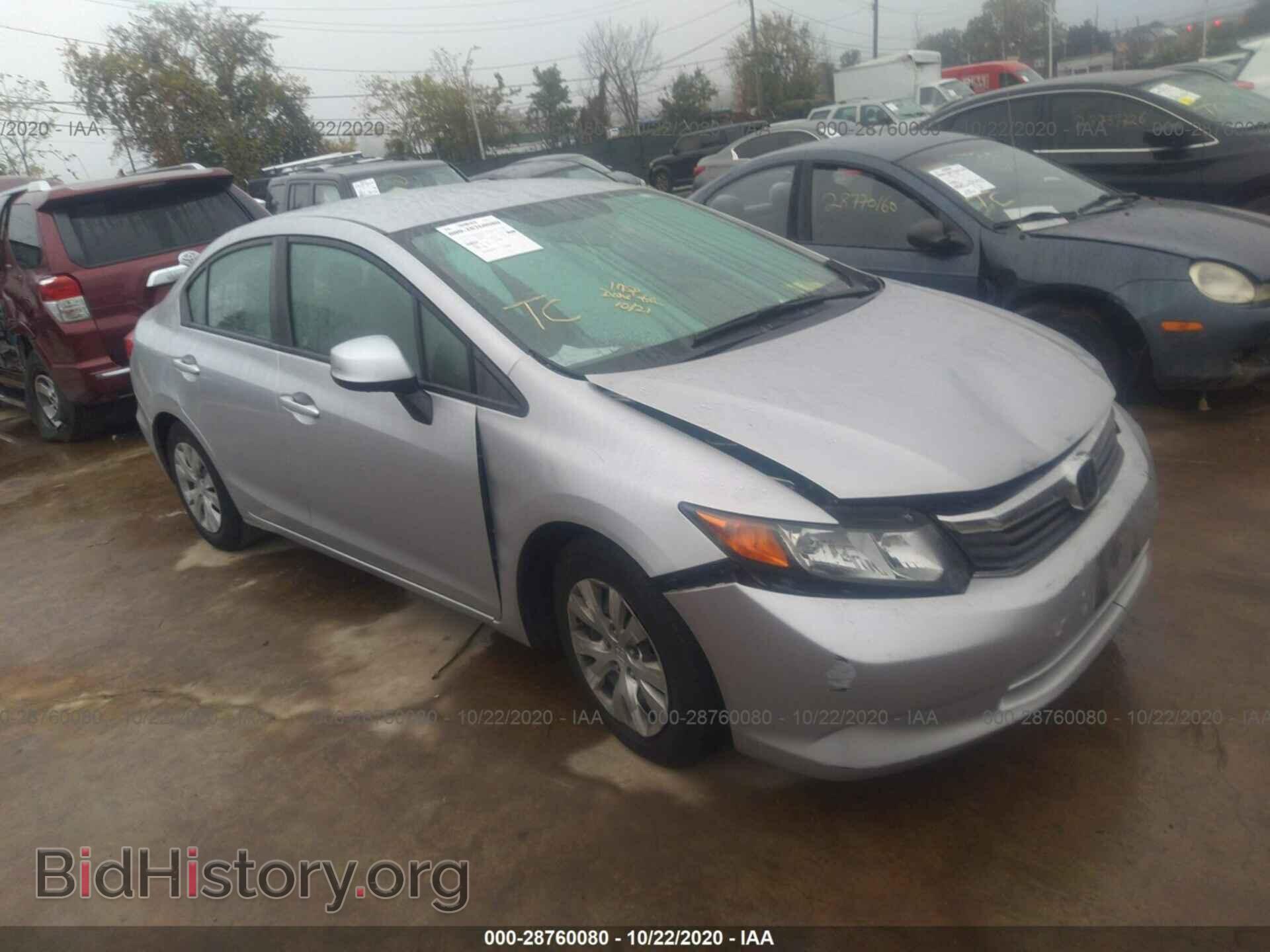 Фотография 19XFB2F5XCE388501 - HONDA CIVIC SDN 2012