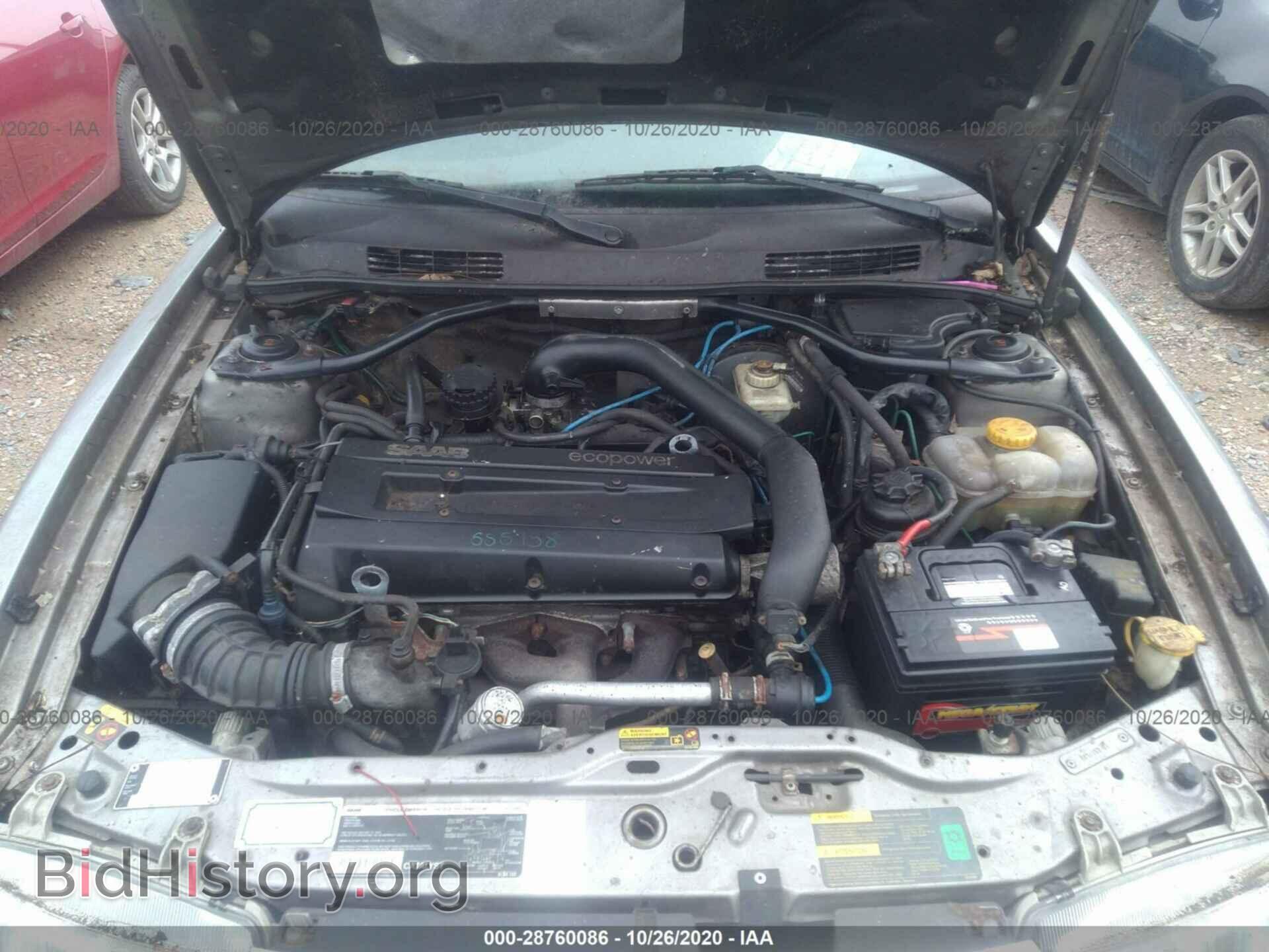 2001 SAAB 9-3 - VIN: YS3DD58HX12037732 - Фото 10