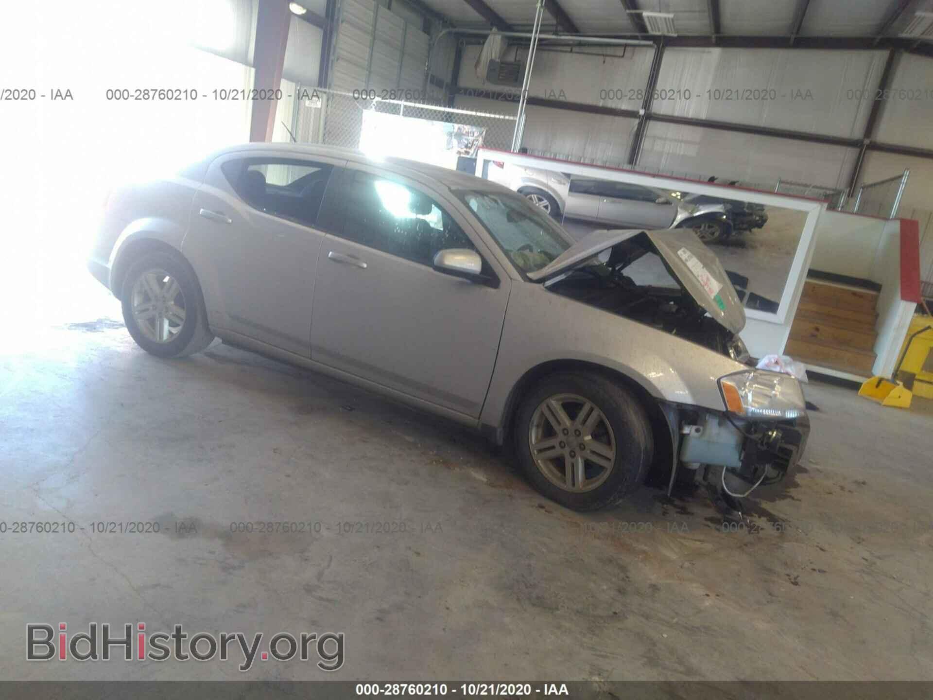 Photo 1C3CDZCB8CN182903 - DODGE AVENGER 2012