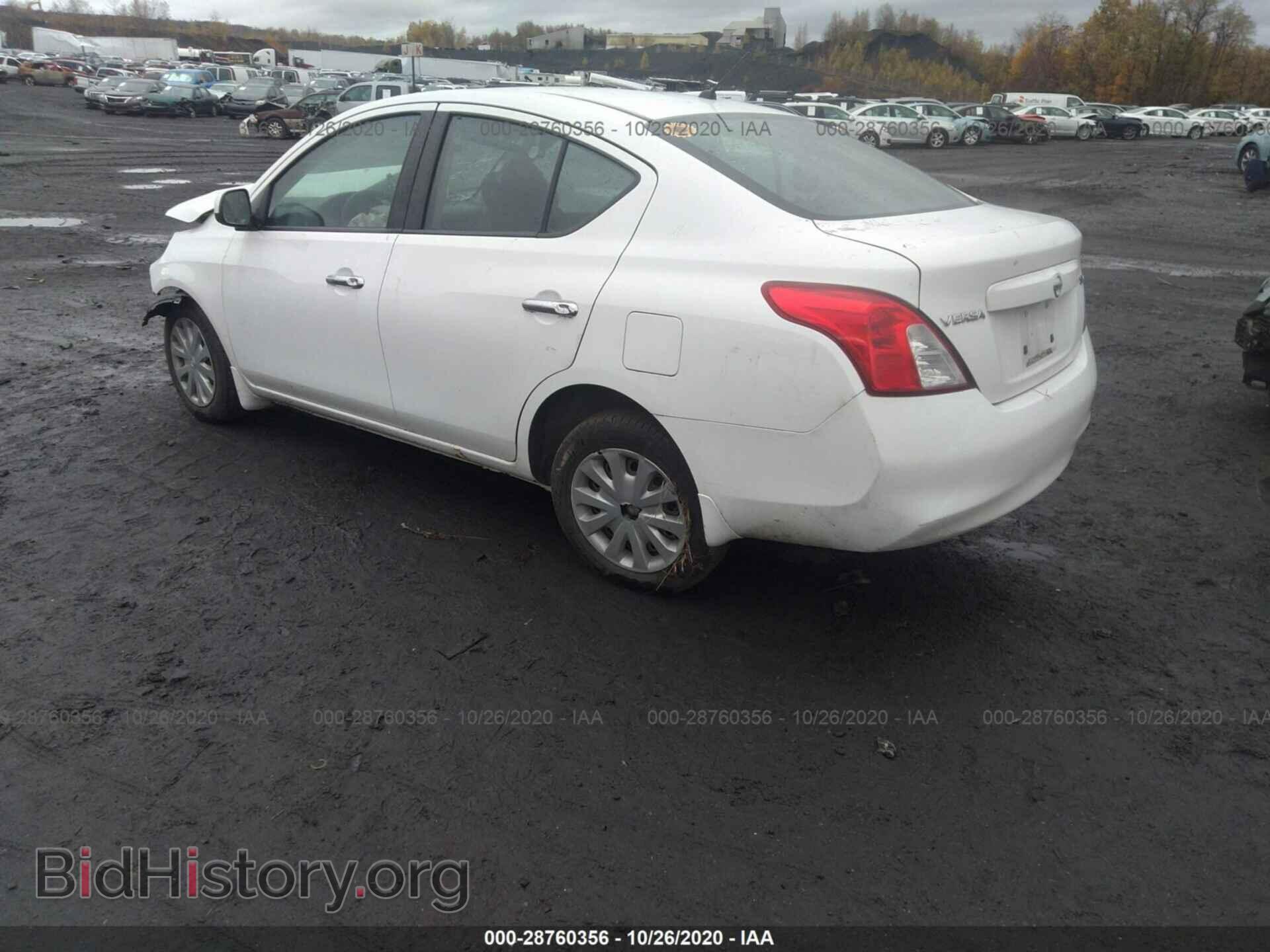 2012 NISSAN VERSA - VIN: 3N1CN7AP1CL835361 - Фото 3