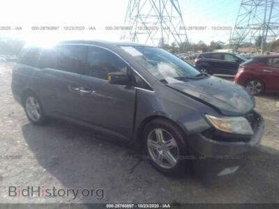 2012 Honda ODYSSEY Touring, серый — VIN 5FNRL5H99CB002625, IAAI