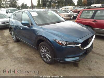 2020 Mazda CX-5 Grand Touring, blue — VIN JM3KFBDM2L0782300, IAAI
