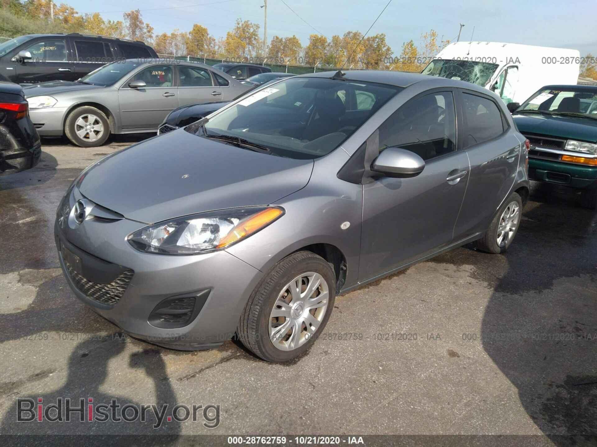 2014 MAZDA MAZDA2 - VIN: JM1DE1KY9E0173549 - Фото 2