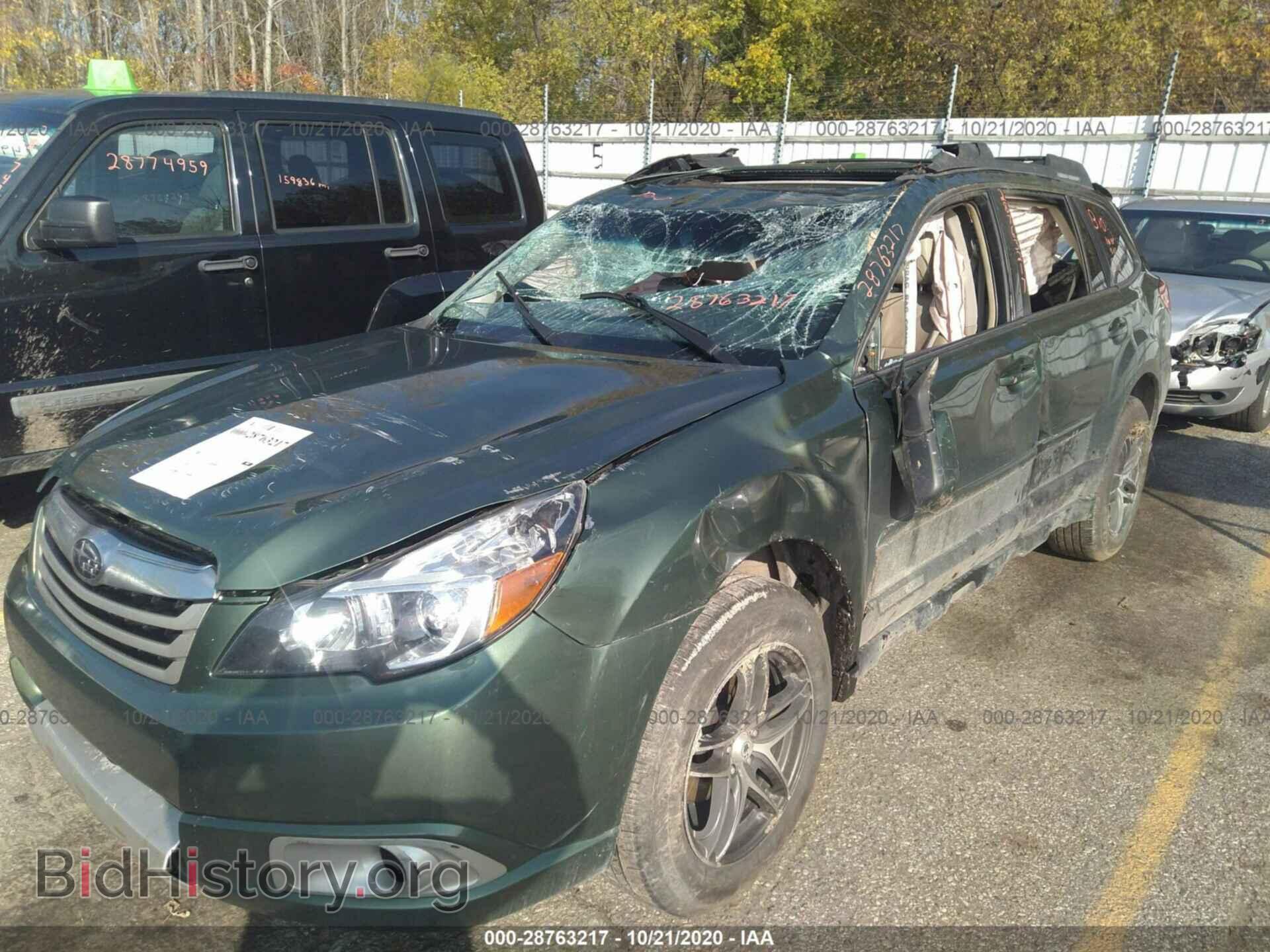 2012 SUBARU OUTBACK - VIN: 4S4BRCKCXC3240081 - Фото 2