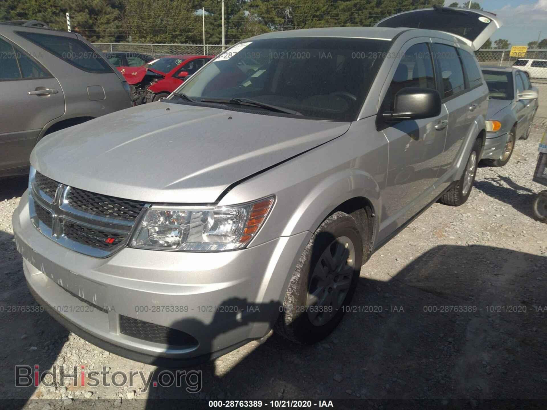 2014 DODGE JOURNEY - VIN: 3C4PDCAB1ET192589 - Фото 2