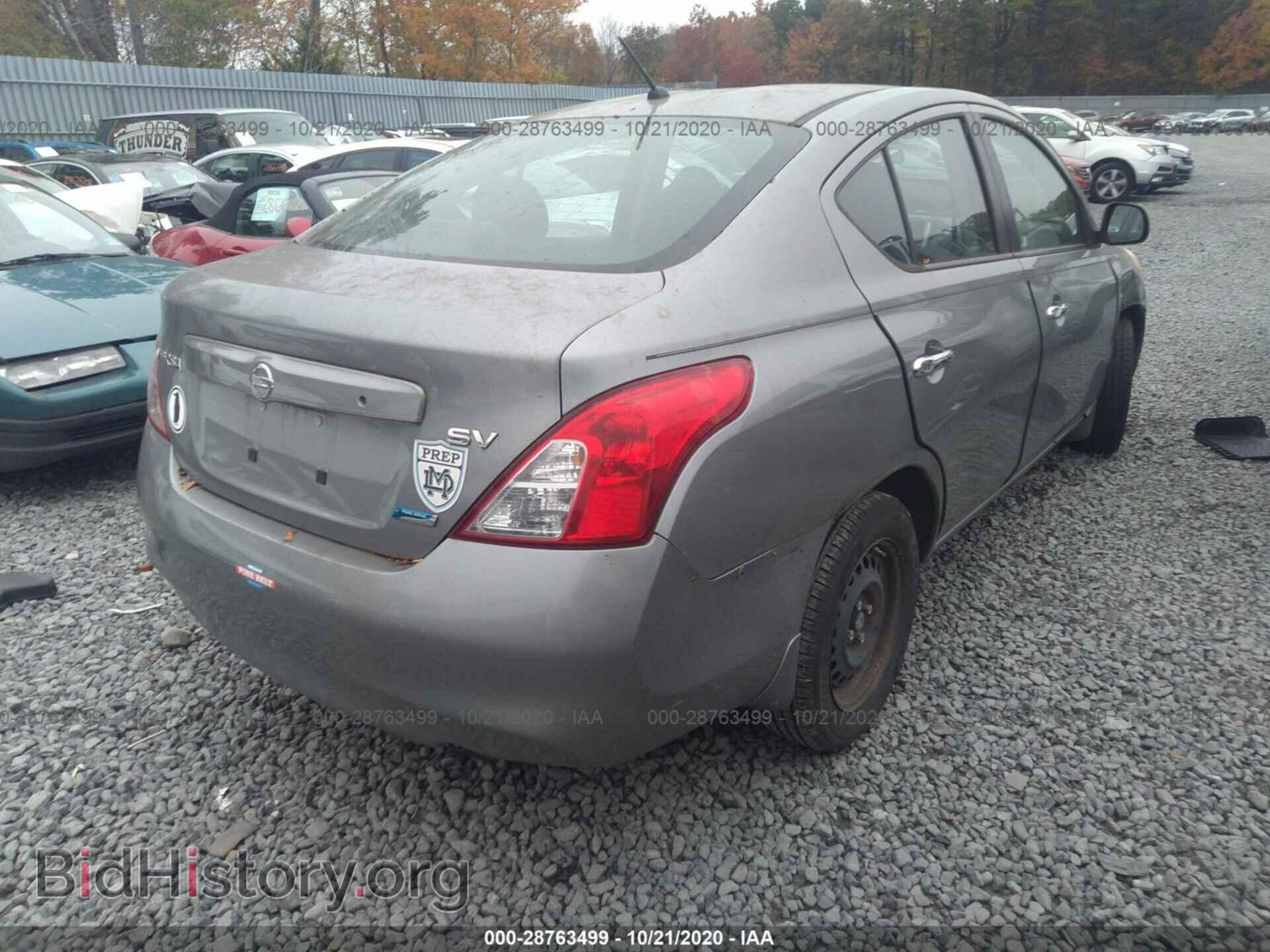 2012 NISSAN VERSA - VIN: 3N1CN7AP6CL867612 - Фото 4
