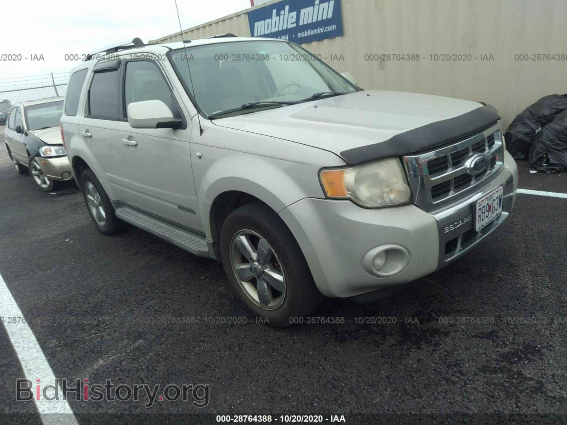 Фотография 1FMCU04168KB46340 - FORD ESCAPE 2008