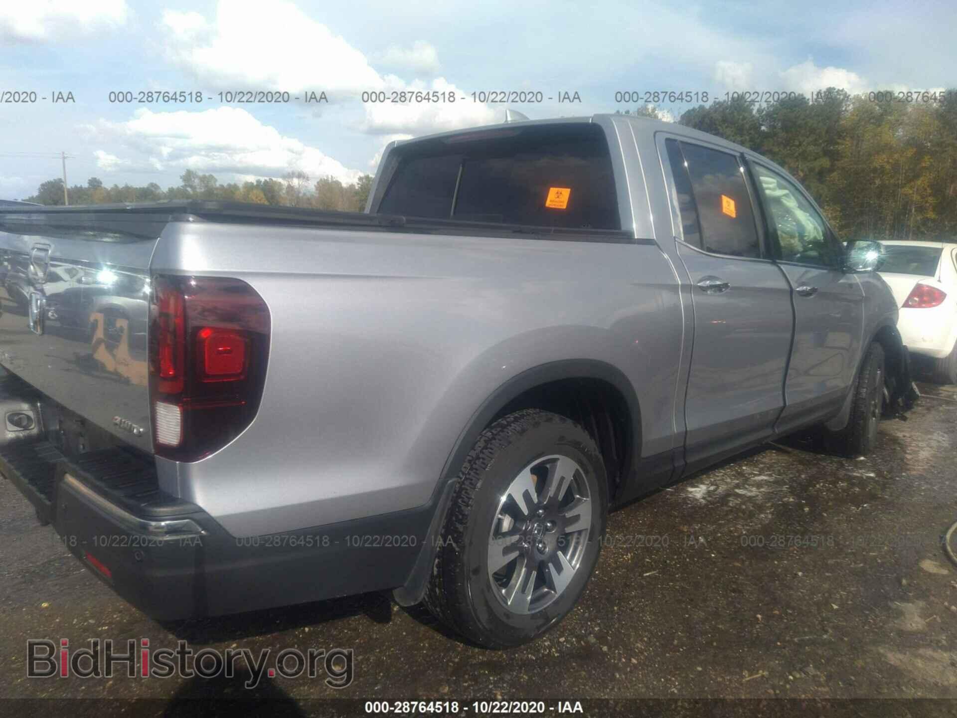 2019 HONDA RIDGELINE - VIN: 5FPYK3F75KB004561 - Фото 4
