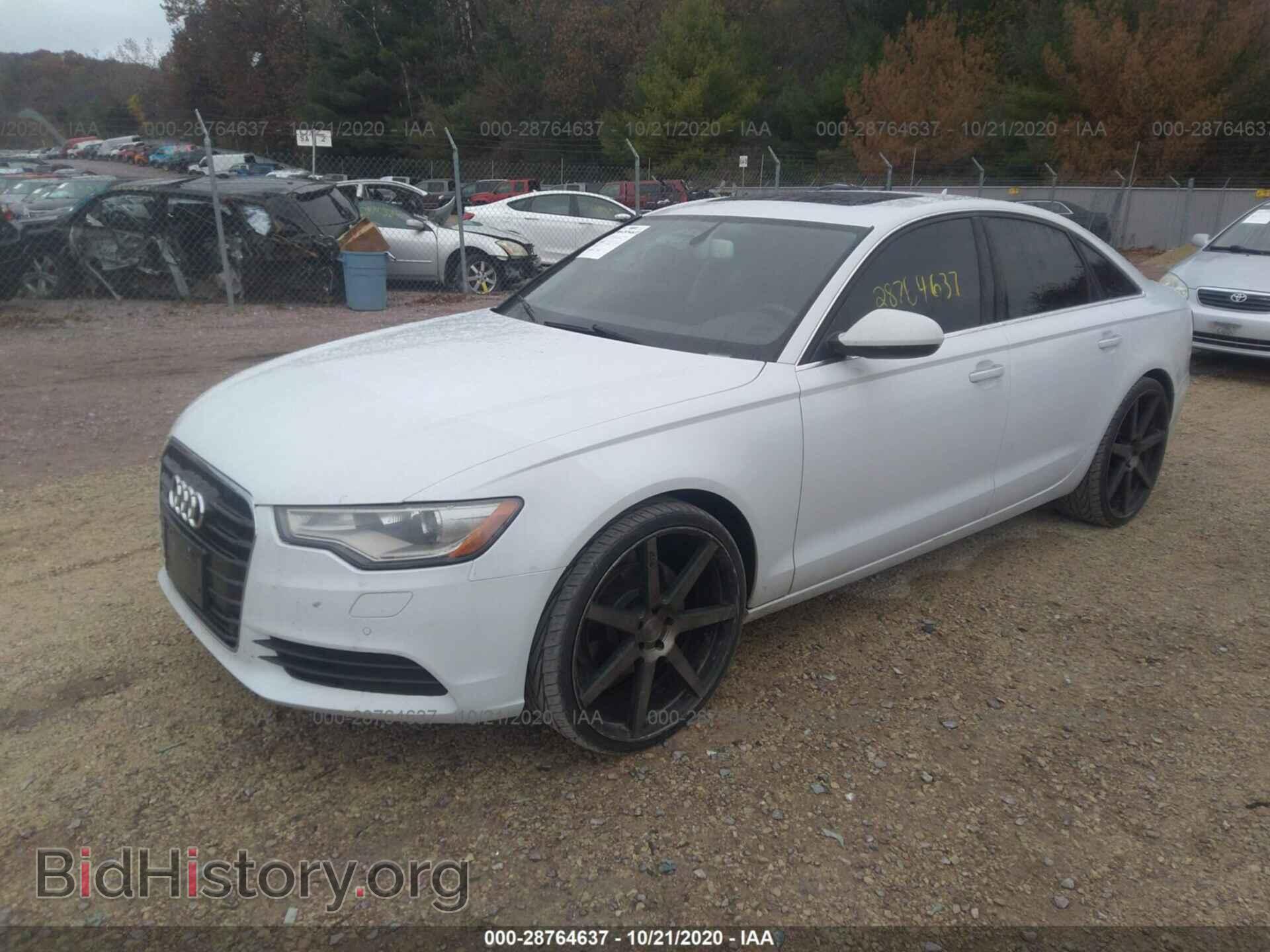 2013 AUDI A6 - VIN: WAUGFBFC2DN073516 - Photo 2